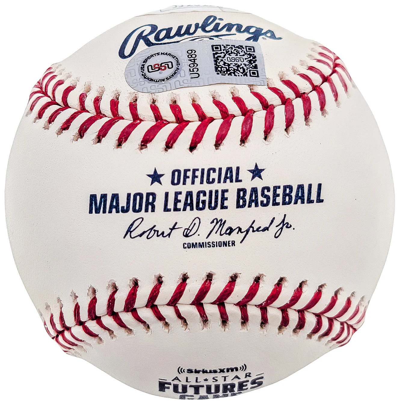 Fernando Tatis Jr. Autographed Official MLB 2018 All Star Futures Logo Game Baseball San Diego Padres "Viva RD" JSA Stock #202017 - Image 3