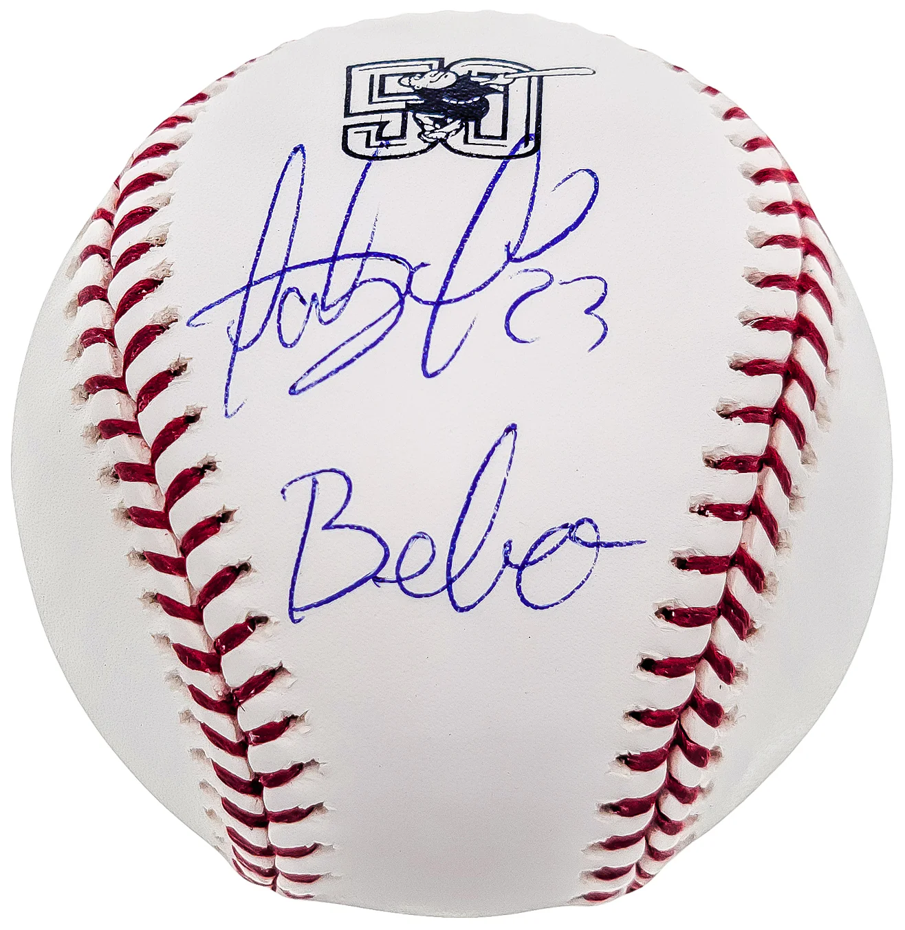 Fernando Tatis Jr. Autographed Official MLB 50th Anniversary Logo Baseball San Diego Padres "Bebo" JSA Stock #202019 - Image 3