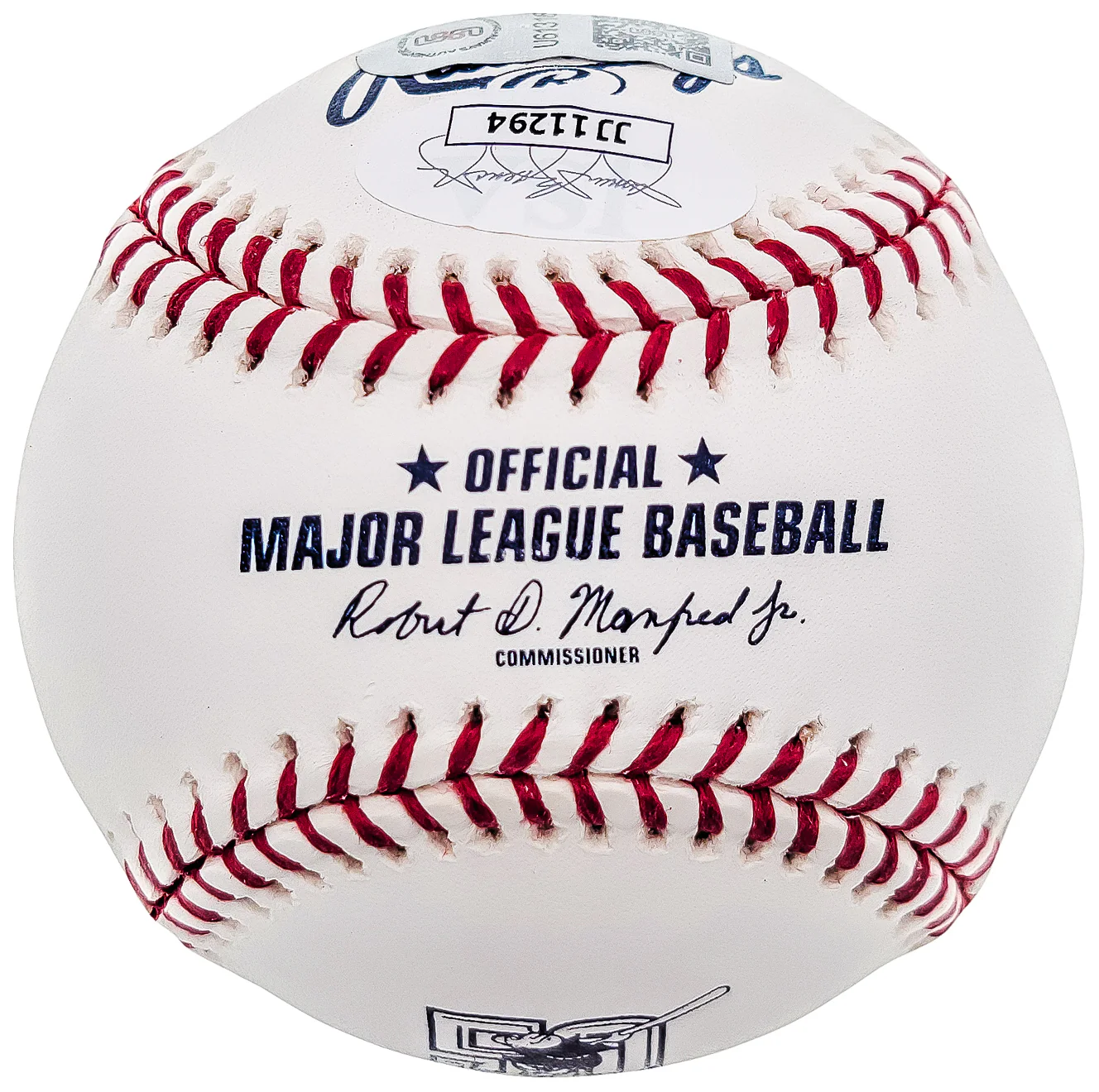 Fernando Tatis Jr. Autographed Official MLB 50th Anniversary Logo Baseball San Diego Padres "Bebo" JSA Stock #202019 - Image 4