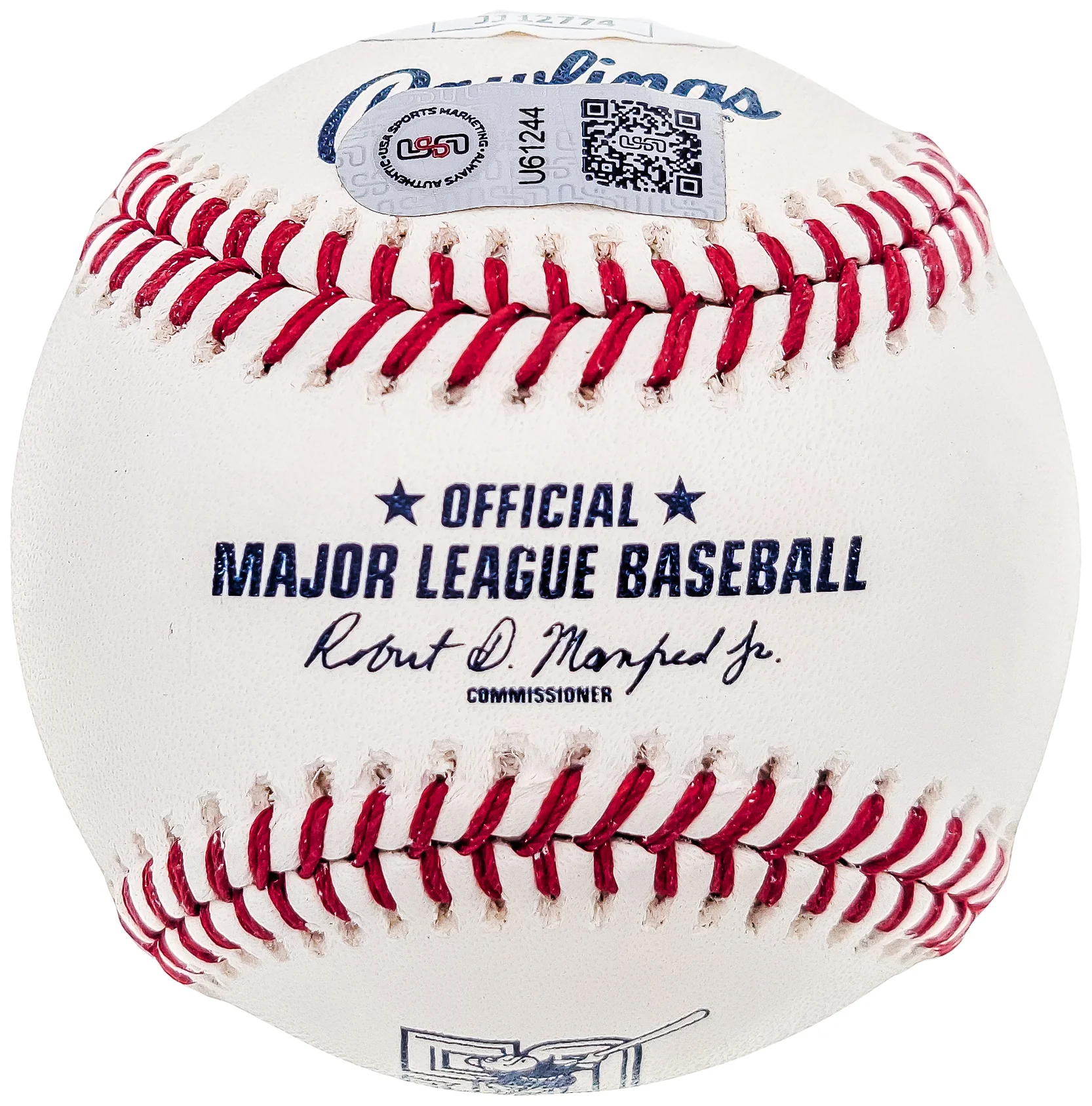 Fernando Tatis Jr. Autographed Official MLB 50th Anniversary Logo Baseball San Diego Padres Full Name JSA #JJ12774 - Image 2