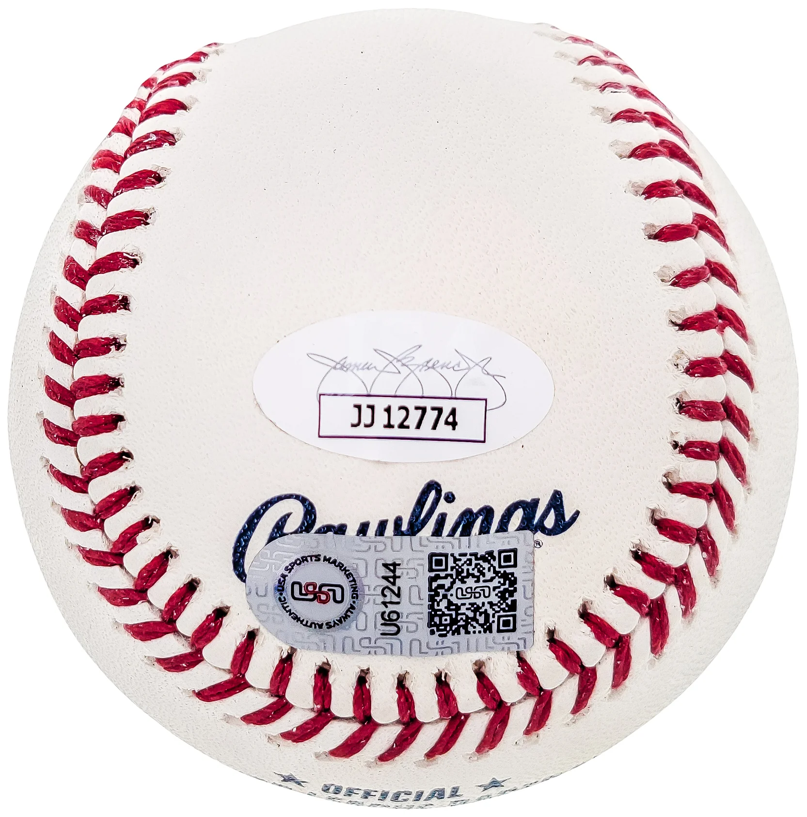 Fernando Tatis Jr. Autographed Official MLB 50th Anniversary Logo Baseball San Diego Padres Full Name JSA #JJ12774 - Image 3
