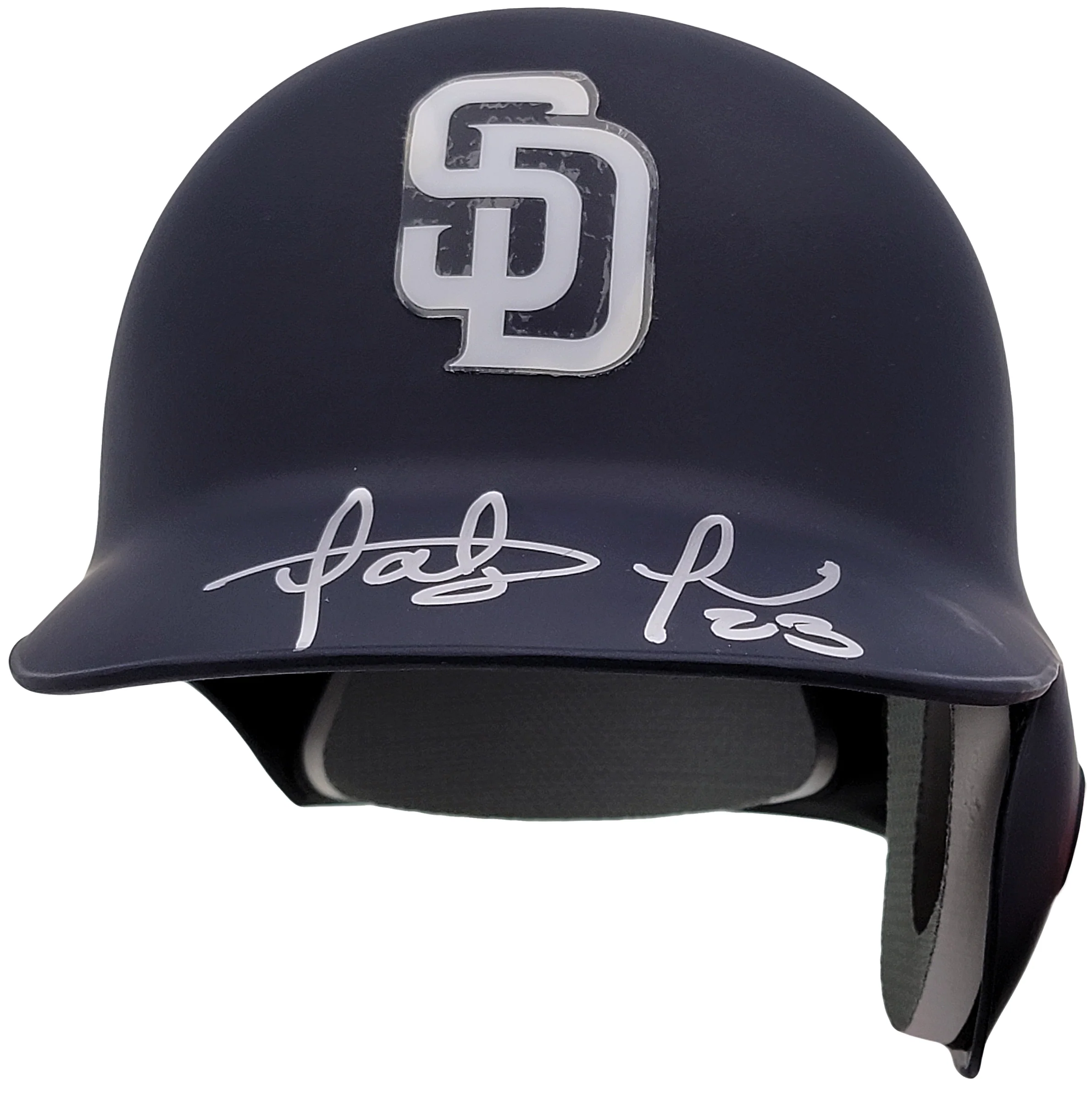 Fernando Tatis Jr. Autographed San Diego Padres Flat Matte Blue On Field Authentic Batting Helmet JSA Stock #201907 - Image 4