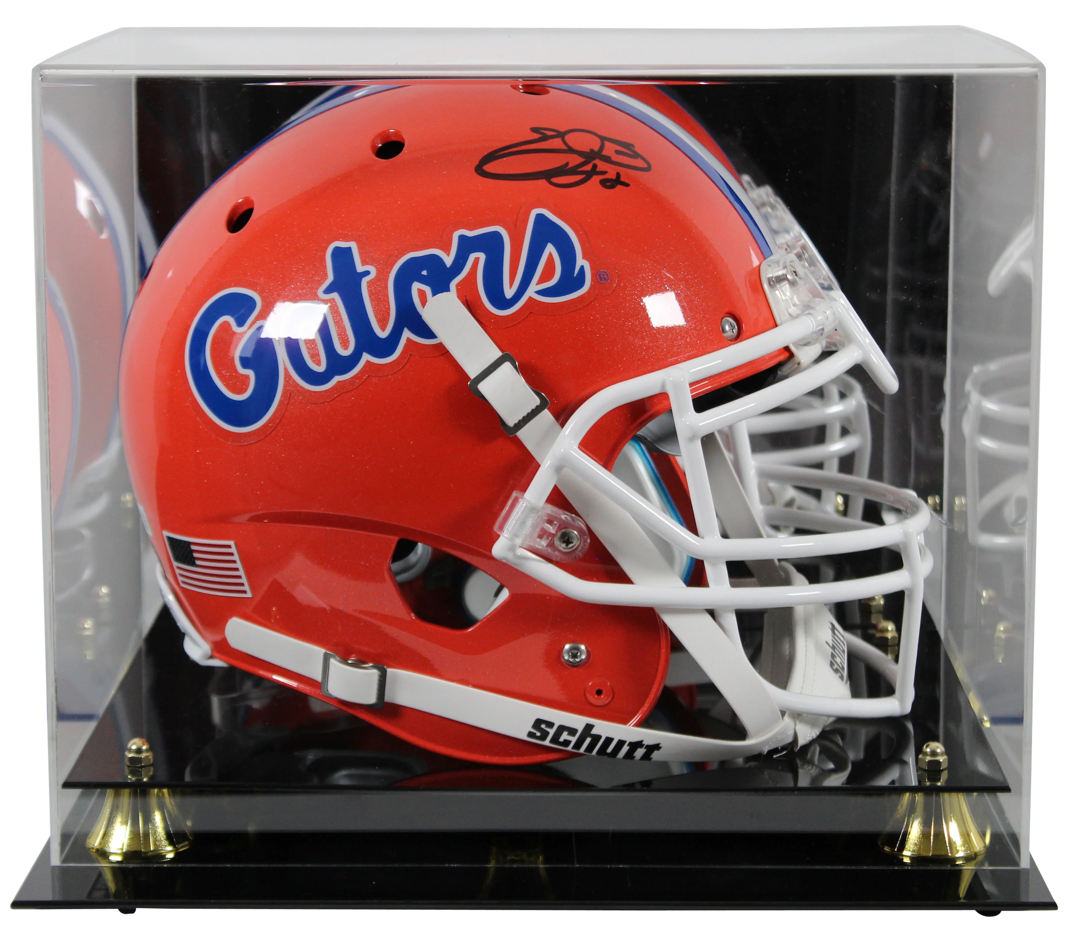 Florida Emmitt Smith Signed Schutt FS Speed Proline Helmet w/ Case BAS Wit - Image 2