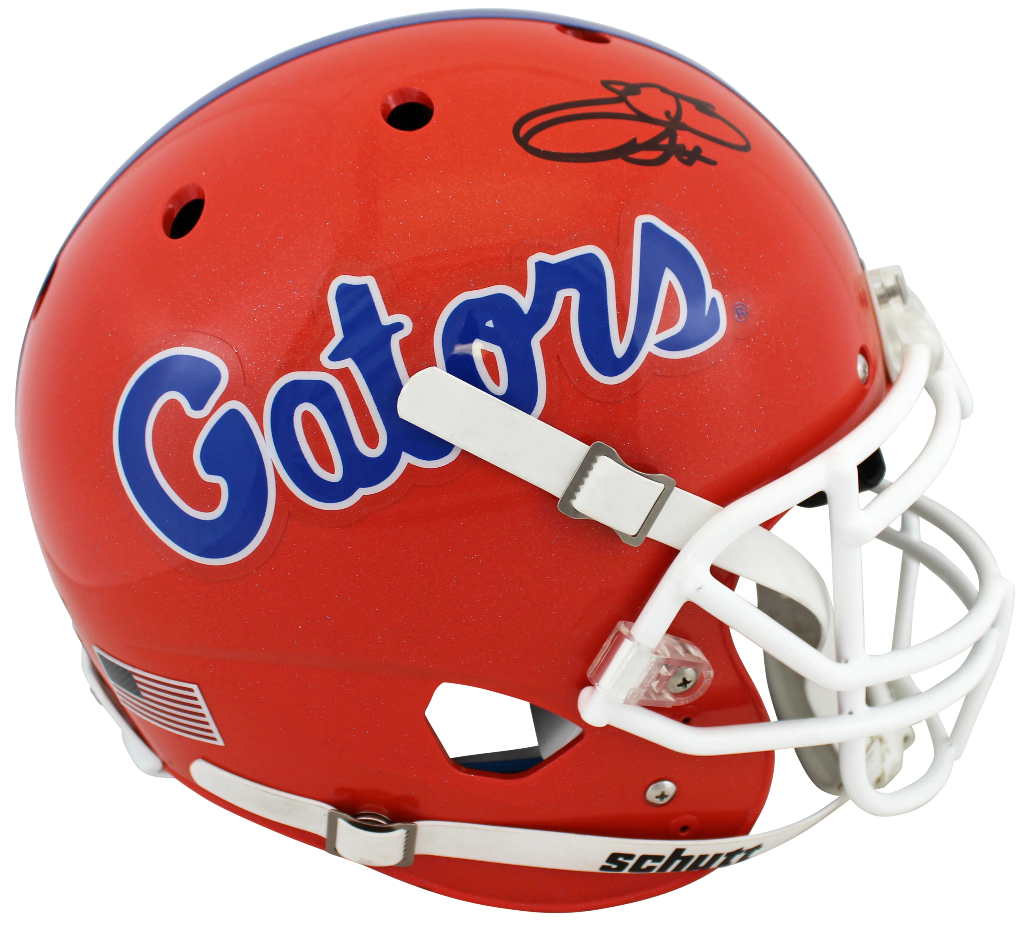 Florida Emmitt Smith Signed Schutt FS Speed Proline Helmet w/ Case BAS Wit - Image 3