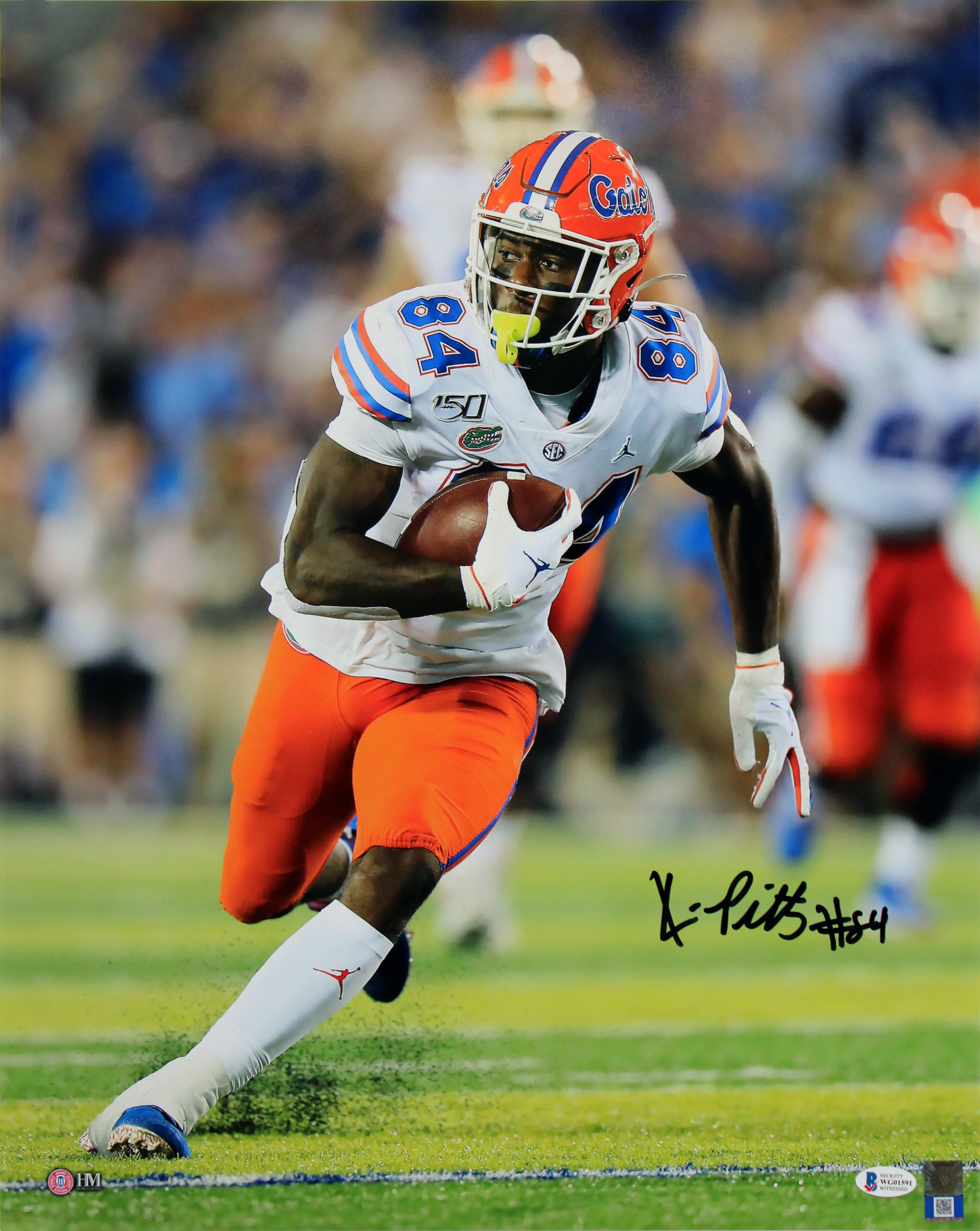 Florida Kyle Pitts Authentic Signed 16x20 Vertical Photo BAS Witnessed - Image 2