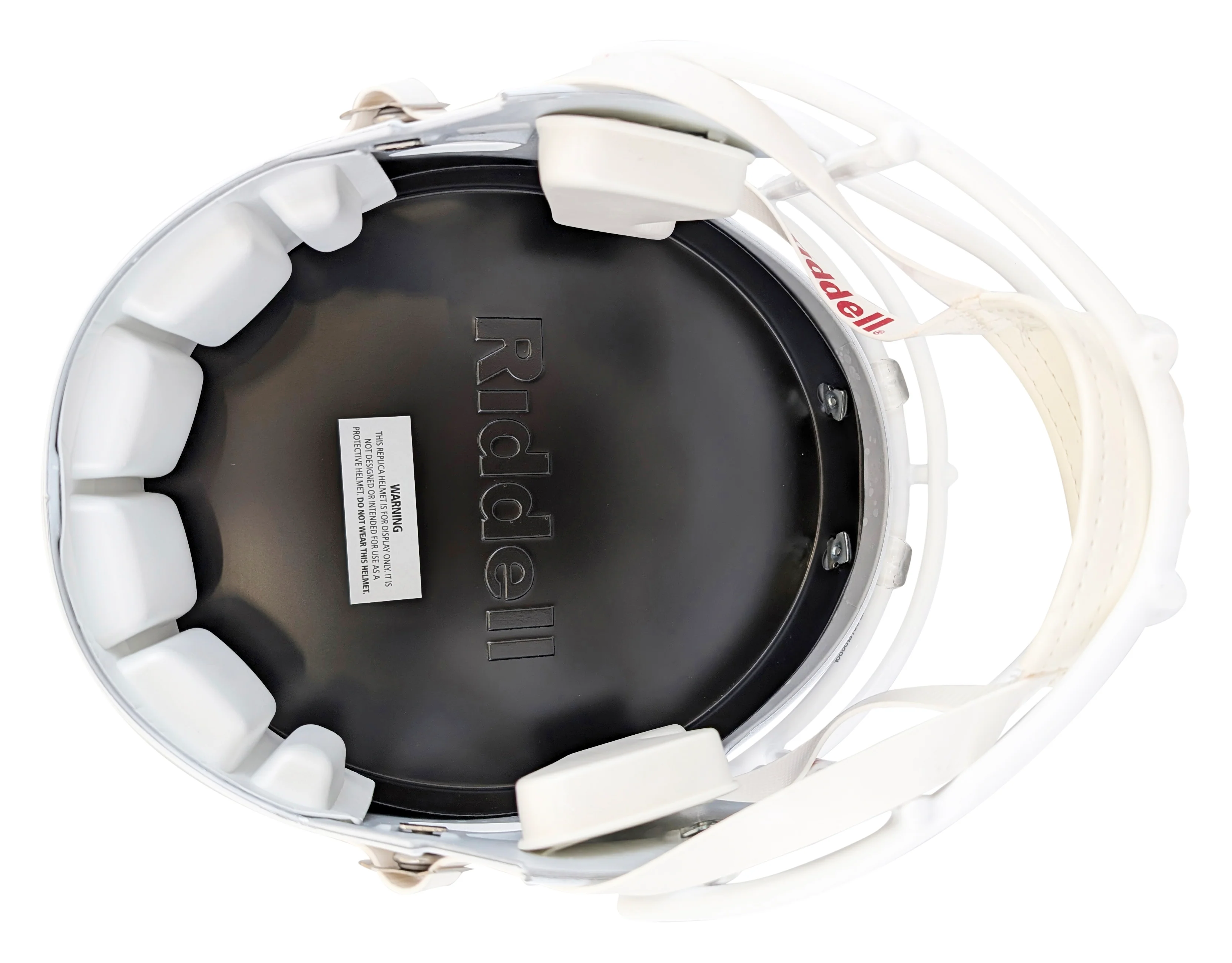 Florida State Keon Coleman Signed White Full Size Speed Rep Helmet BAS Witnessed - Image 4