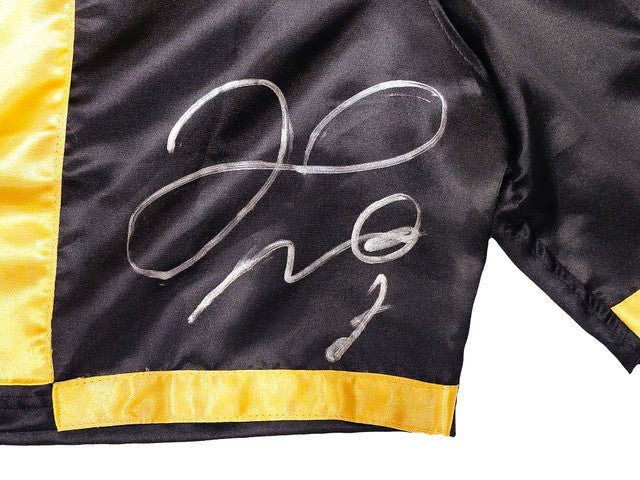 Floyd Mayweather Jr Signed Black Hublot Boxing Trunks BAS ITP - Image 3