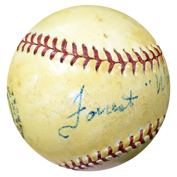 Forest "Woody" Jensen Autographed Official NL Giles Baseball Pittsburgh Pirates Vintage Beckett BAS #B26659 - Image 2