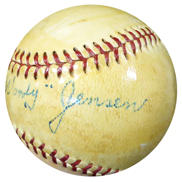 Forest "Woody" Jensen Autographed Official NL Giles Baseball Pittsburgh Pirates Vintage Beckett BAS #B26659 - Image 3