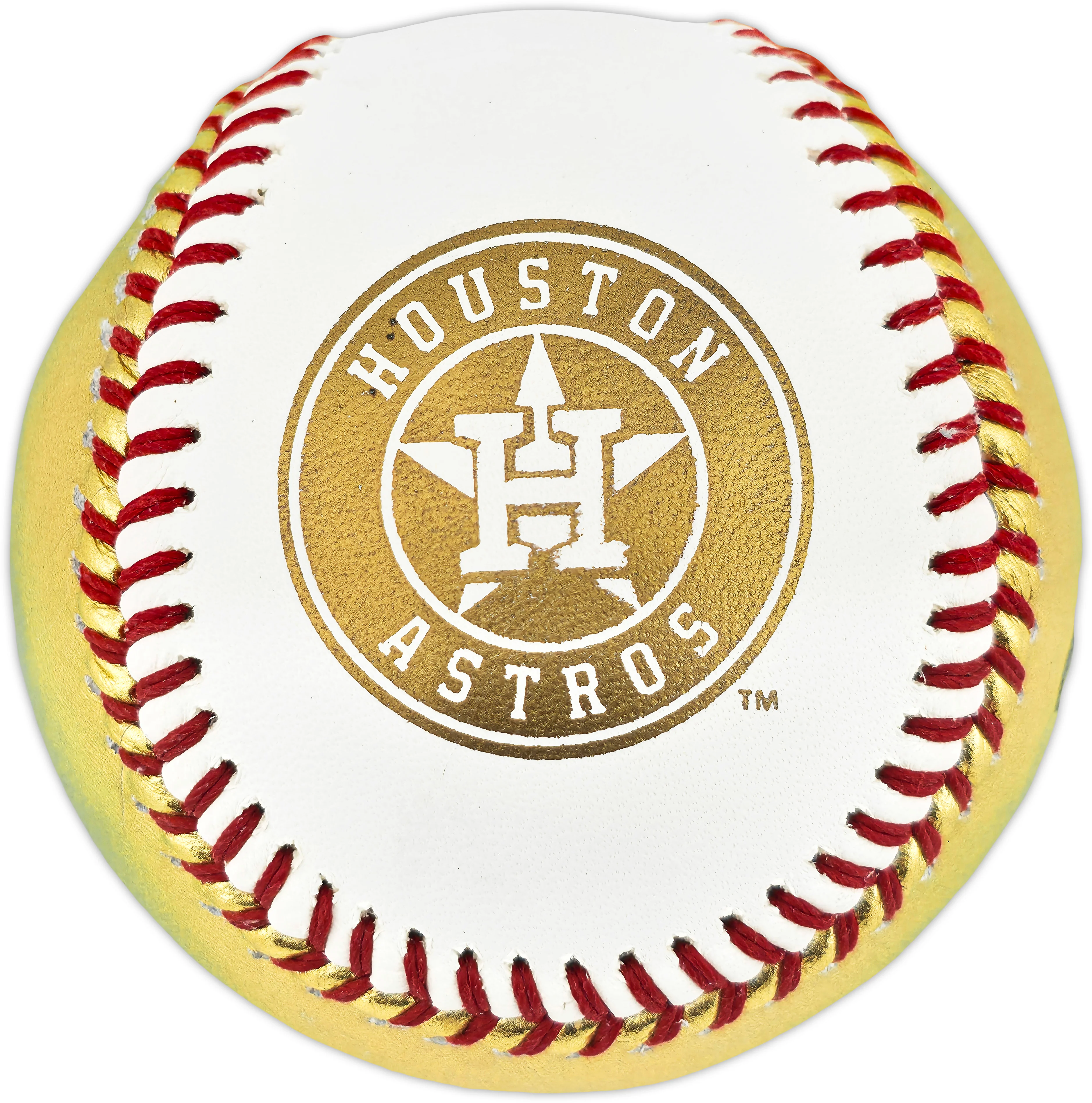 Framber Valdez Autographed Official Gold 2022 World Series Logo Baseball Houston Astros Beckett BAS Witness #W539255 - Image 3