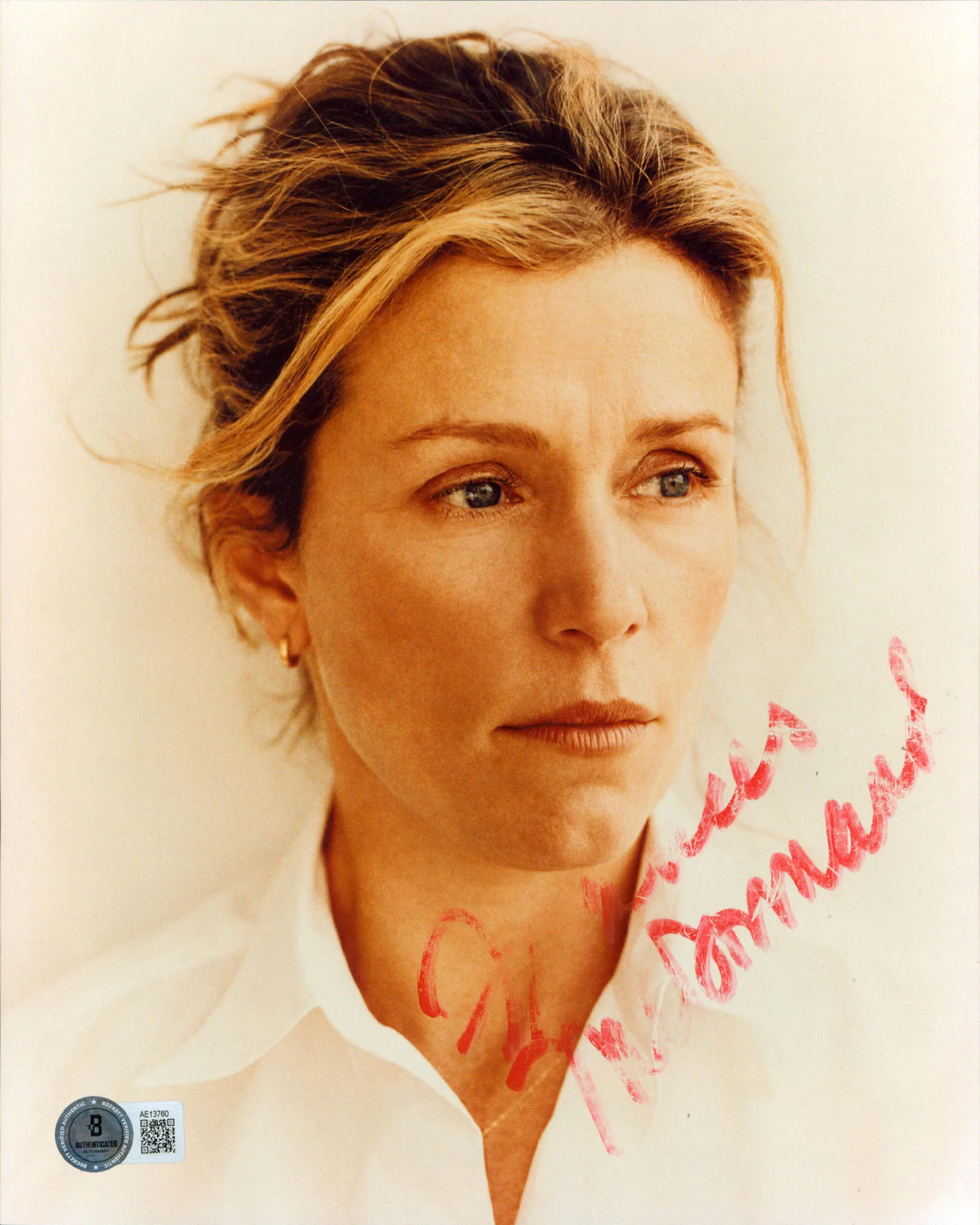 Frances McDormand Almost Famous Authentic Signed 8x10 Vertical Photo BAS AE13760 - Image 2