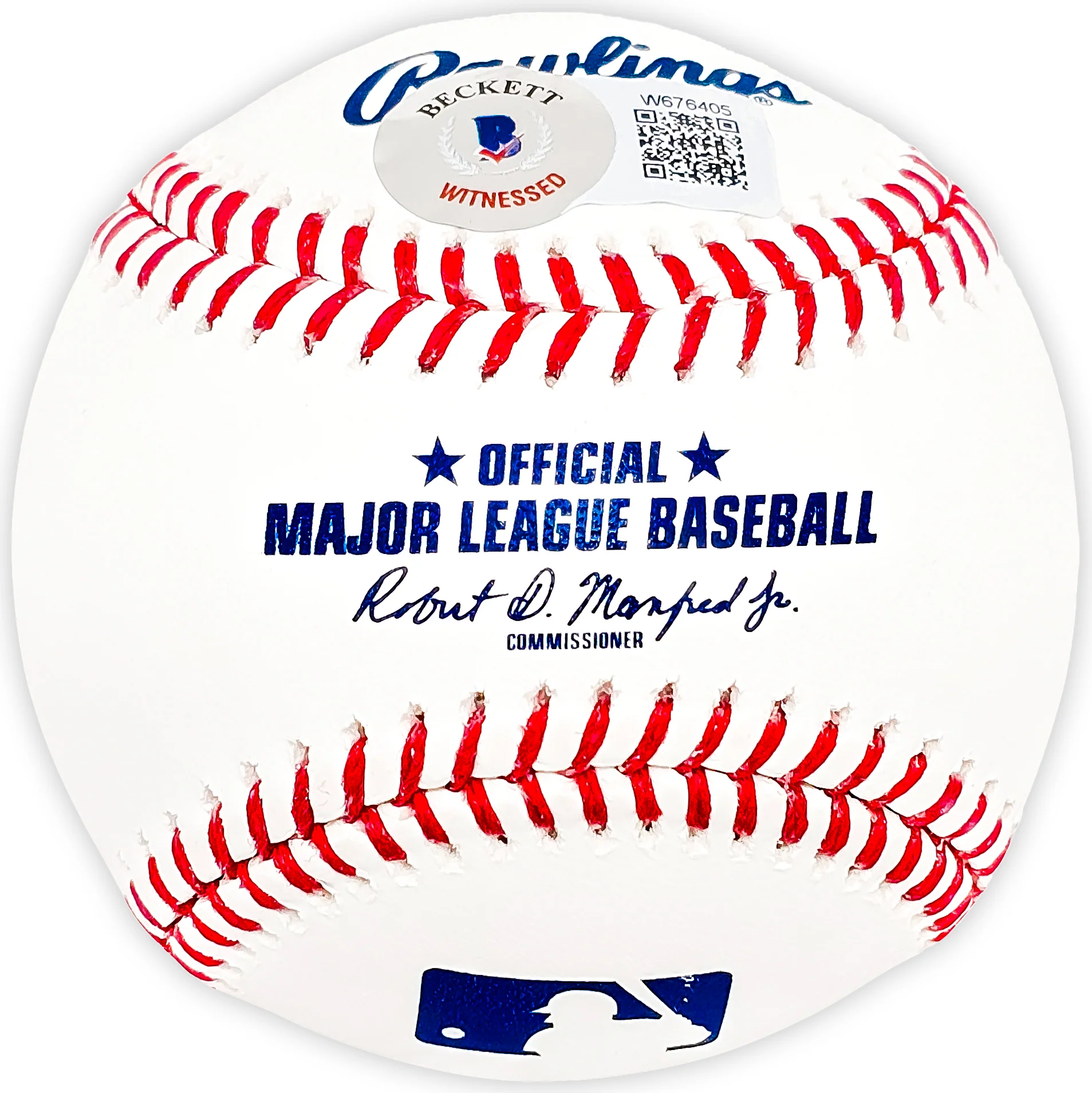 Francisco Alvarez Autographed Official MLB Baseball New York Mets "1st MLB HR 10.4.22" Beckett BAS Witness Stock #218616 - Image 3