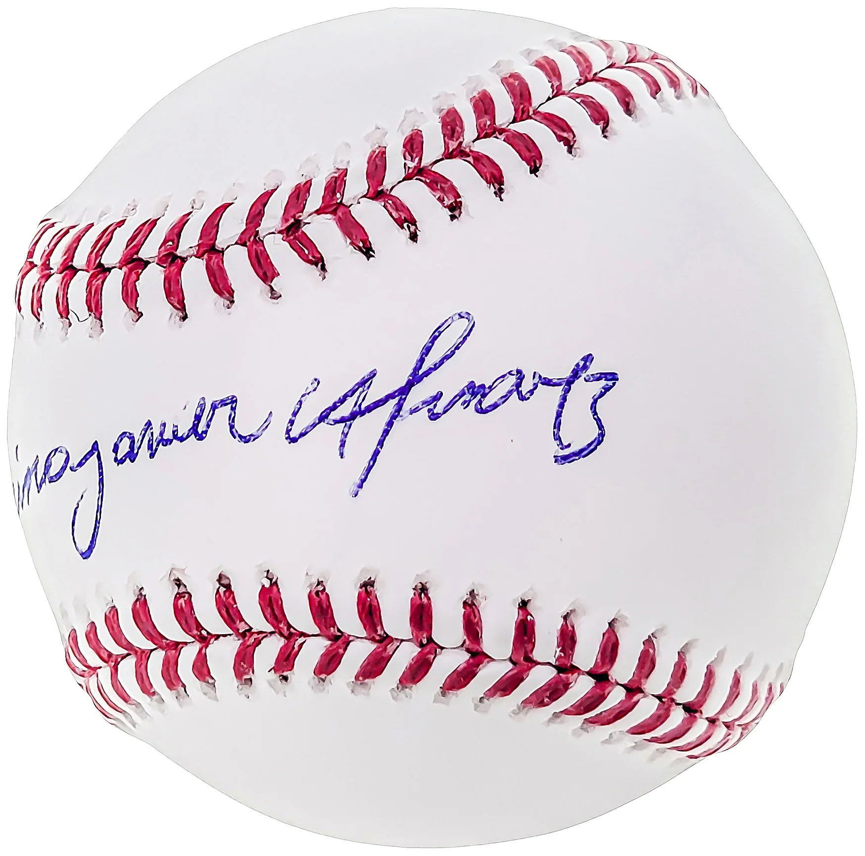 Francisco Alvarez Autographed Official MLB Baseball New York Mets Full Name Beckett BAS Witness Stock #207557 - Image 3