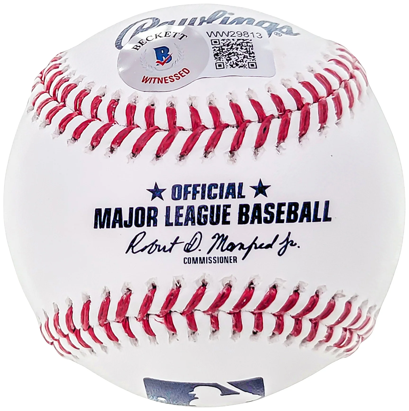 Francisco Alvarez Autographed Official MLB Baseball New York Mets Full Name Beckett BAS Witness Stock #207557 - Image 4