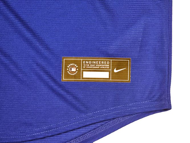 Francisco Alvarez Signed New York Mets Nike Replica Baseball Jersey BAS - Image 4