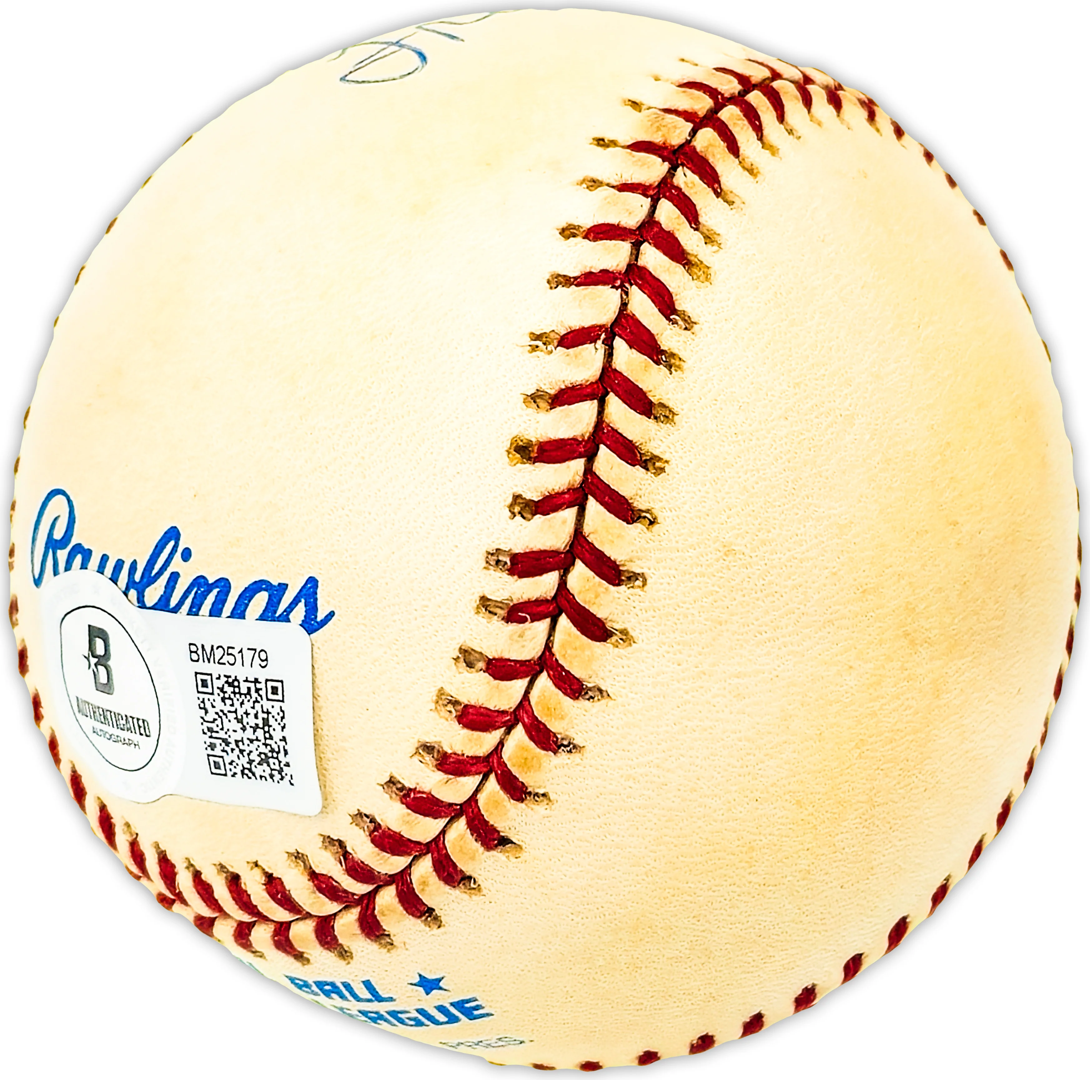 Frank Crosetti Autographed Official AL Baseball New York Yankees Beckett BAS QR #BM25179 - Image 3