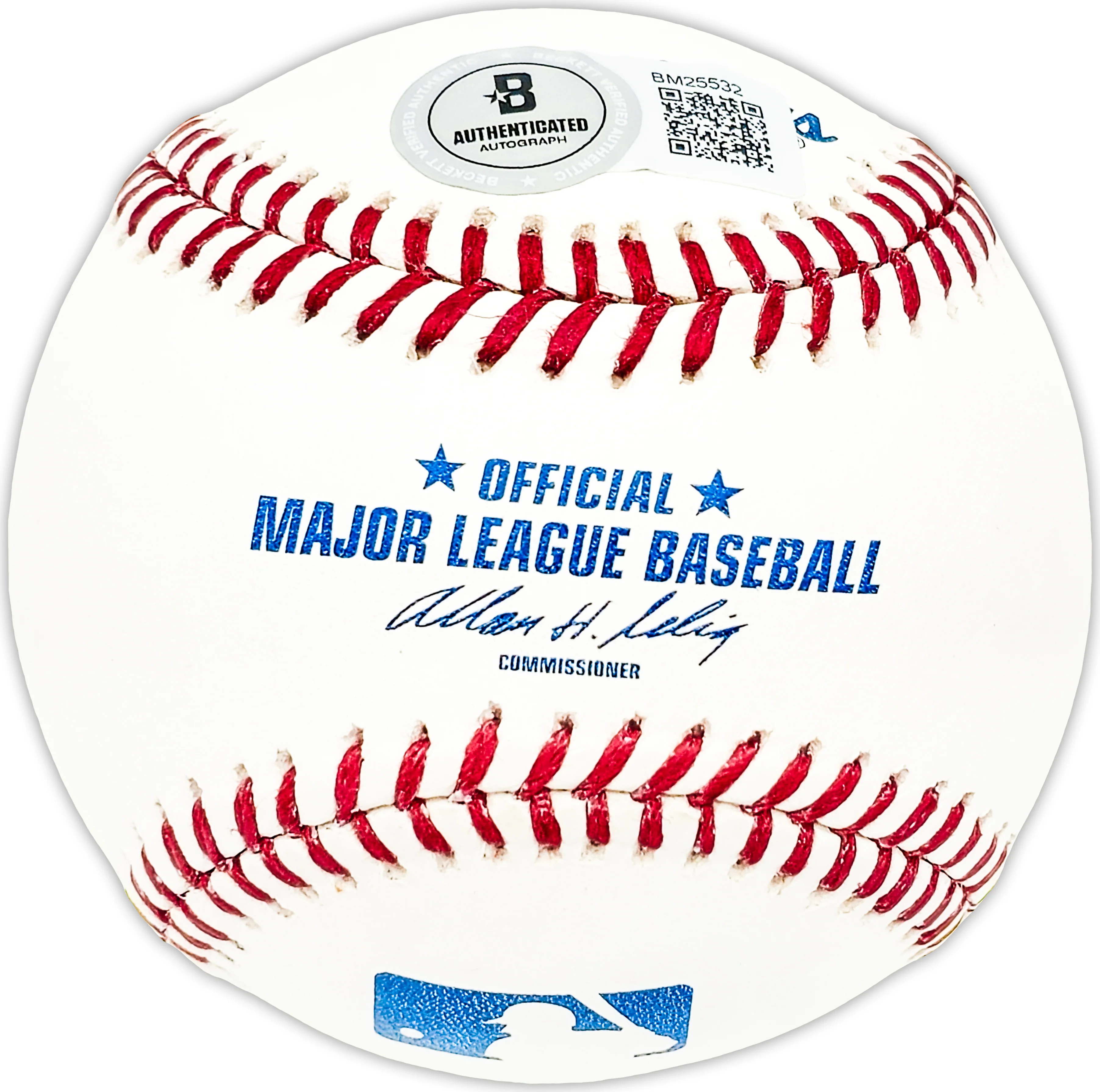 Frank Ernaga Autographed Official MLB Baseball Chicago Cubs Beckett BAS QR #BM25532 - Image 2