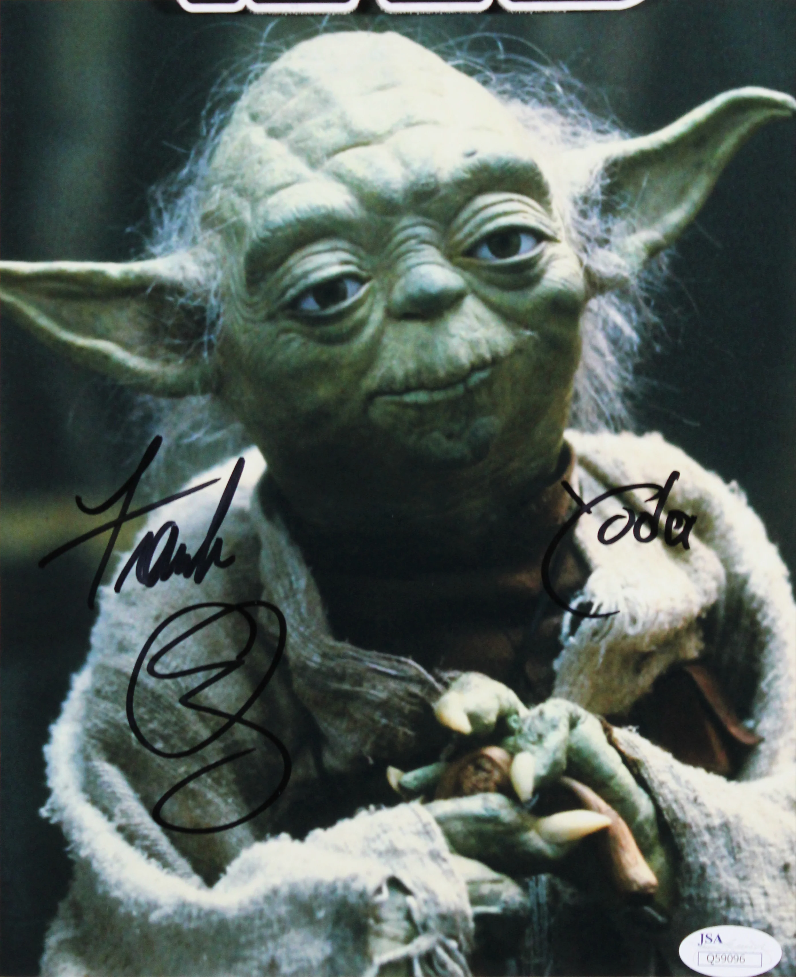 Frank Oz Star Wars "Yoda" Authentic Signed 8x10 Framed Photo JSA #Q59096 - Image 3