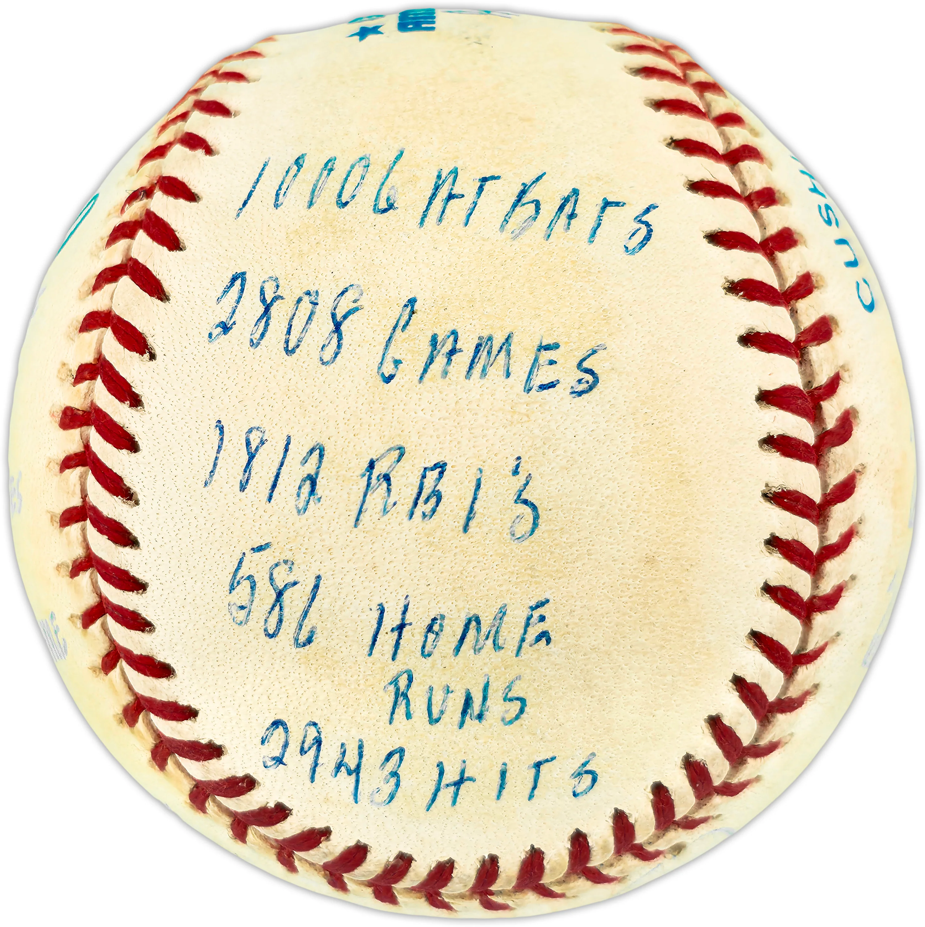 Frank Robinson Autographed Official AL Statball Baseball Baltimore Orioles 16 Inscriptions #99/1000 Beckett BAS QR #BU86755 - Image 5