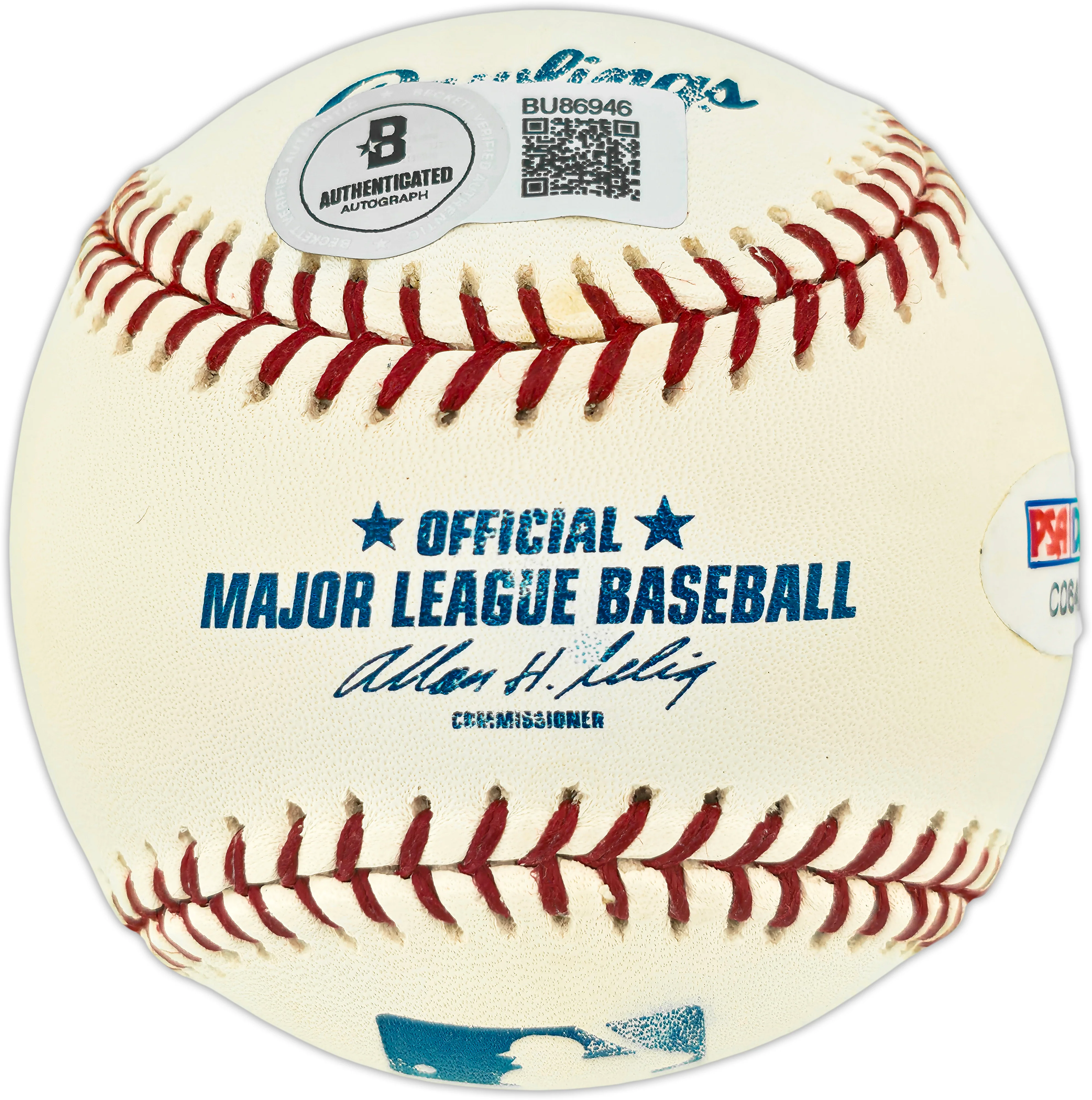 Frank Robinson Autographed Official MLB Baseball Baltimore Orioles "586 HR's" Beckett BAS QR #BU86946 - Image 2