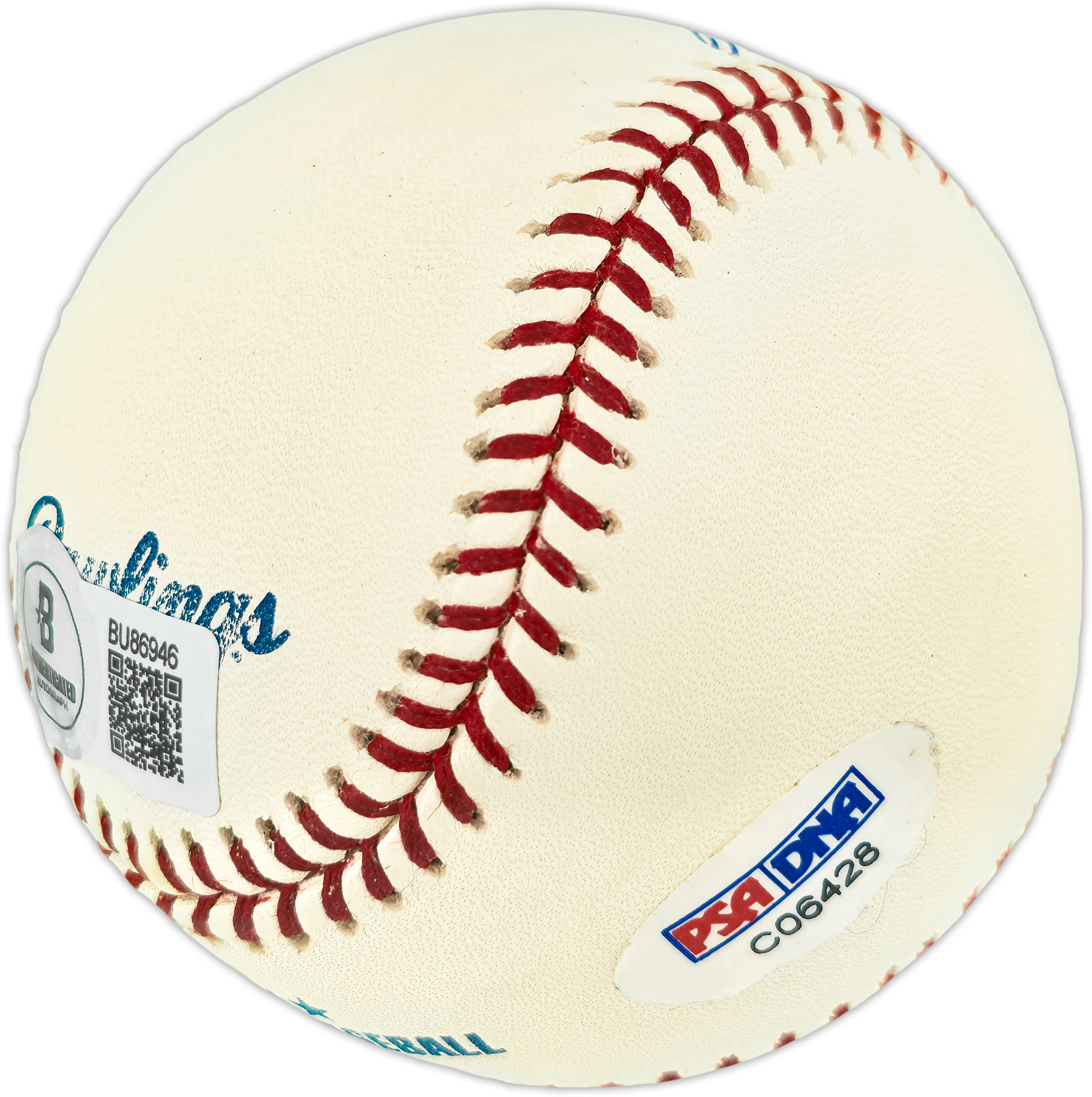 Frank Robinson Autographed Official MLB Baseball Baltimore Orioles "586 HR's" Beckett BAS QR #BU86946 - Image 3