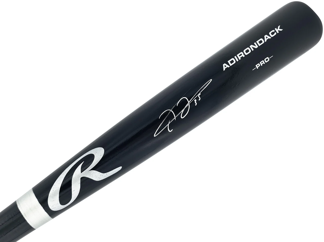 Frank Thomas Autographed Black Rawlings Adirondack Baseball Bat Chicago White Sox Beckett BAS Witness Stock #239728 - Image 2