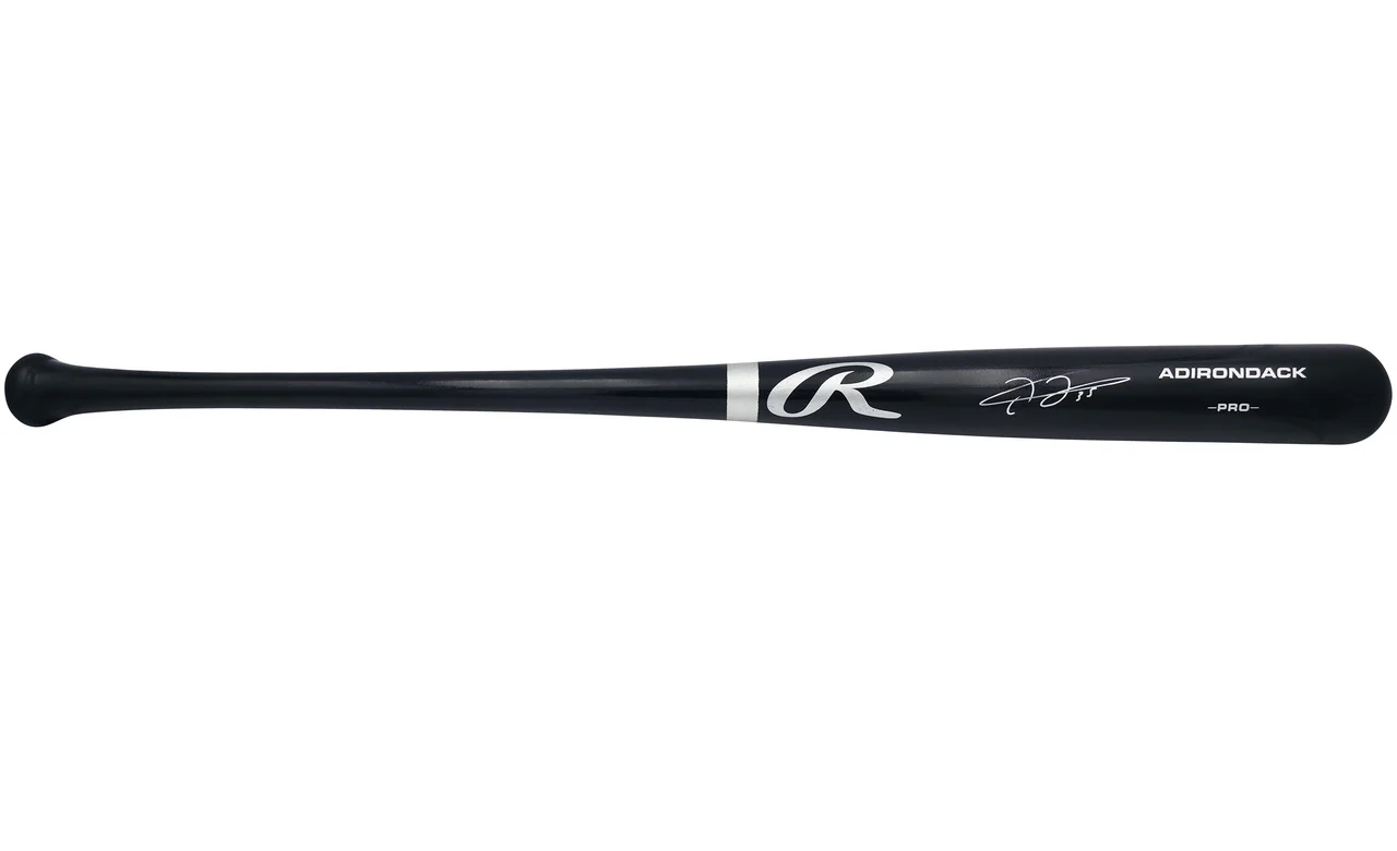 Frank Thomas Autographed Black Rawlings Adirondack Baseball Bat Chicago White Sox Beckett BAS Witness Stock #239728 - Image 3