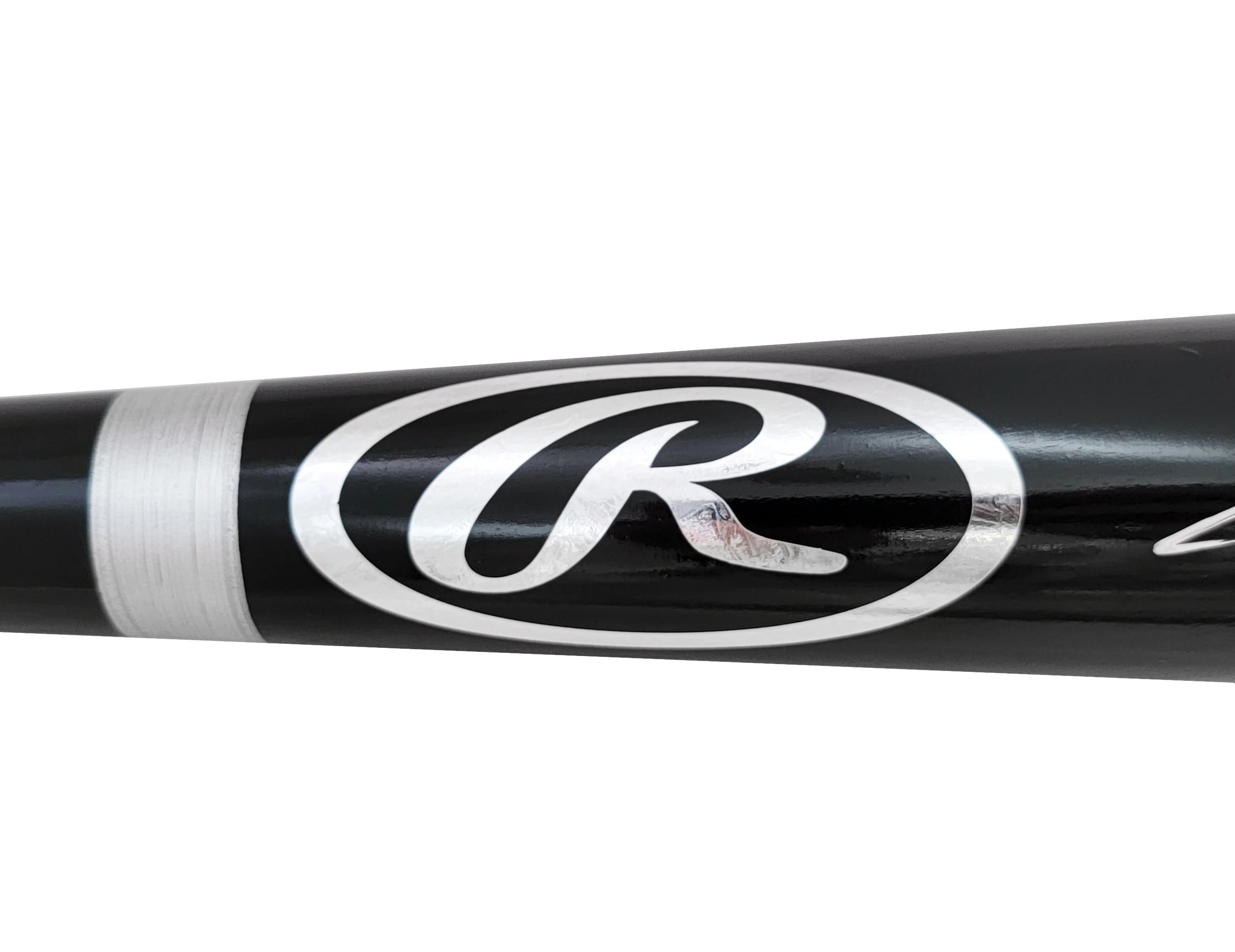 Frank Thomas Autographed Black Rawlings Game Model Bat Chicago White Sox "HOF 2014" Beckett BAS Witness Stock #208241 - Image 5