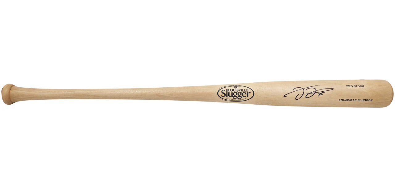 Frank Thomas Autographed Blonde Louisville Slugger Baseball Bat Chicago White Sox Beckett BAS Witness Stock #239729 - Image 3
