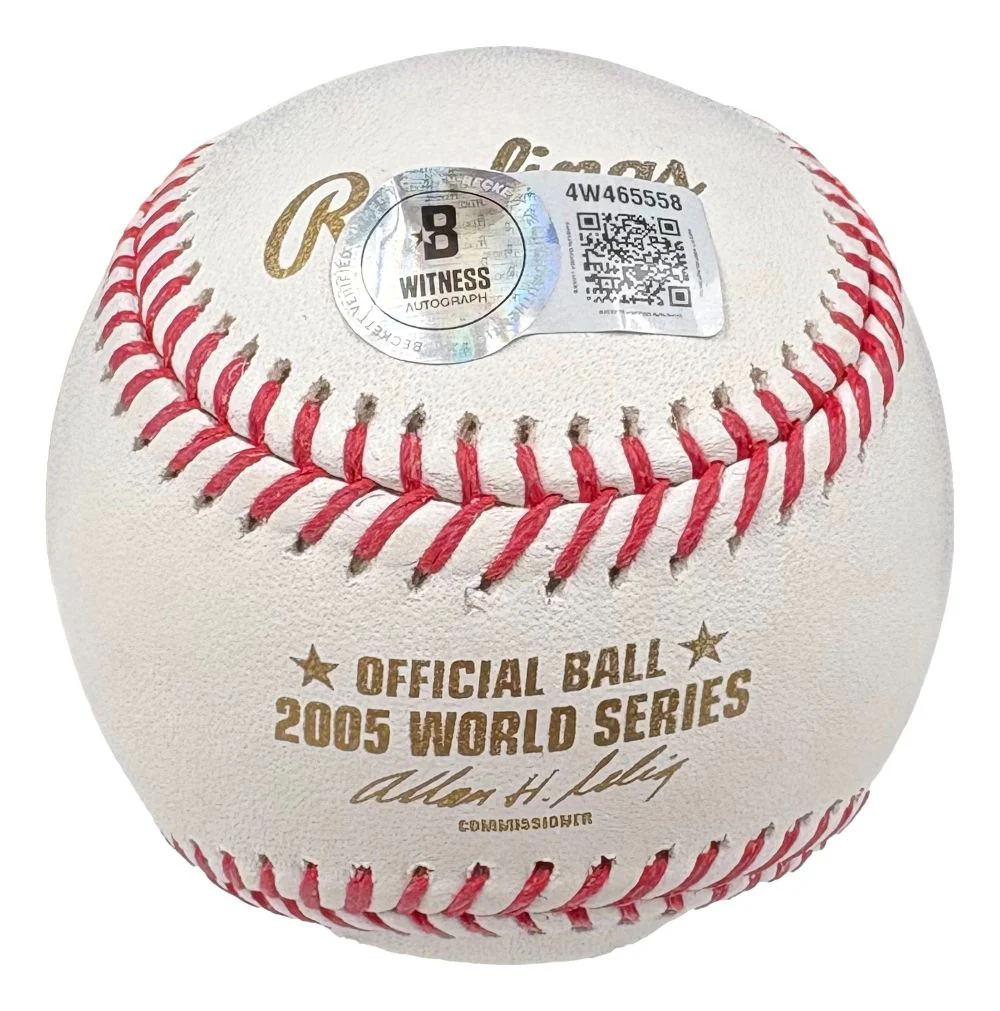 Frank Thomas Chicago White Sox Signed Official 2005 World Series Baseball BAS - Image 2