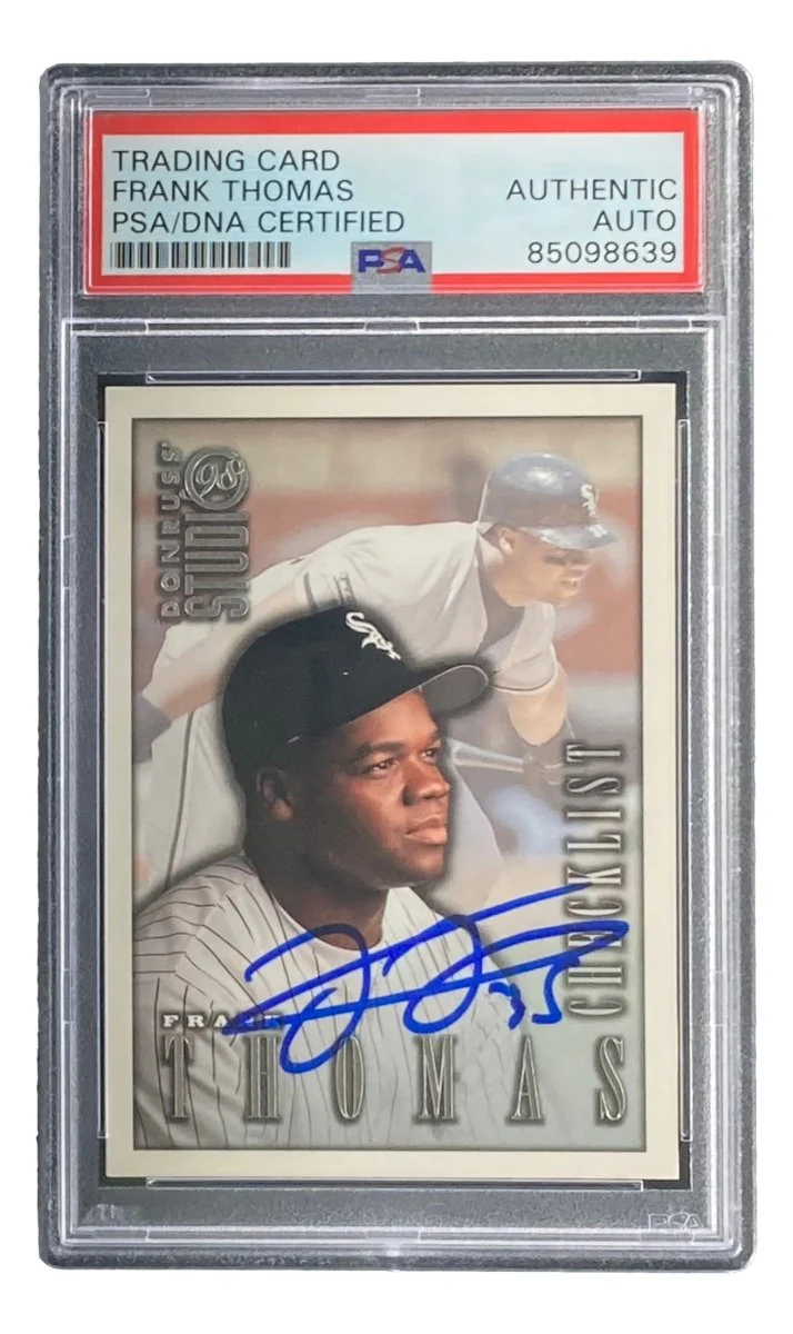 Frank Thomas Signed 1998 Donruss Chicago White Sox Trading Card PSA/DNA - Image 3