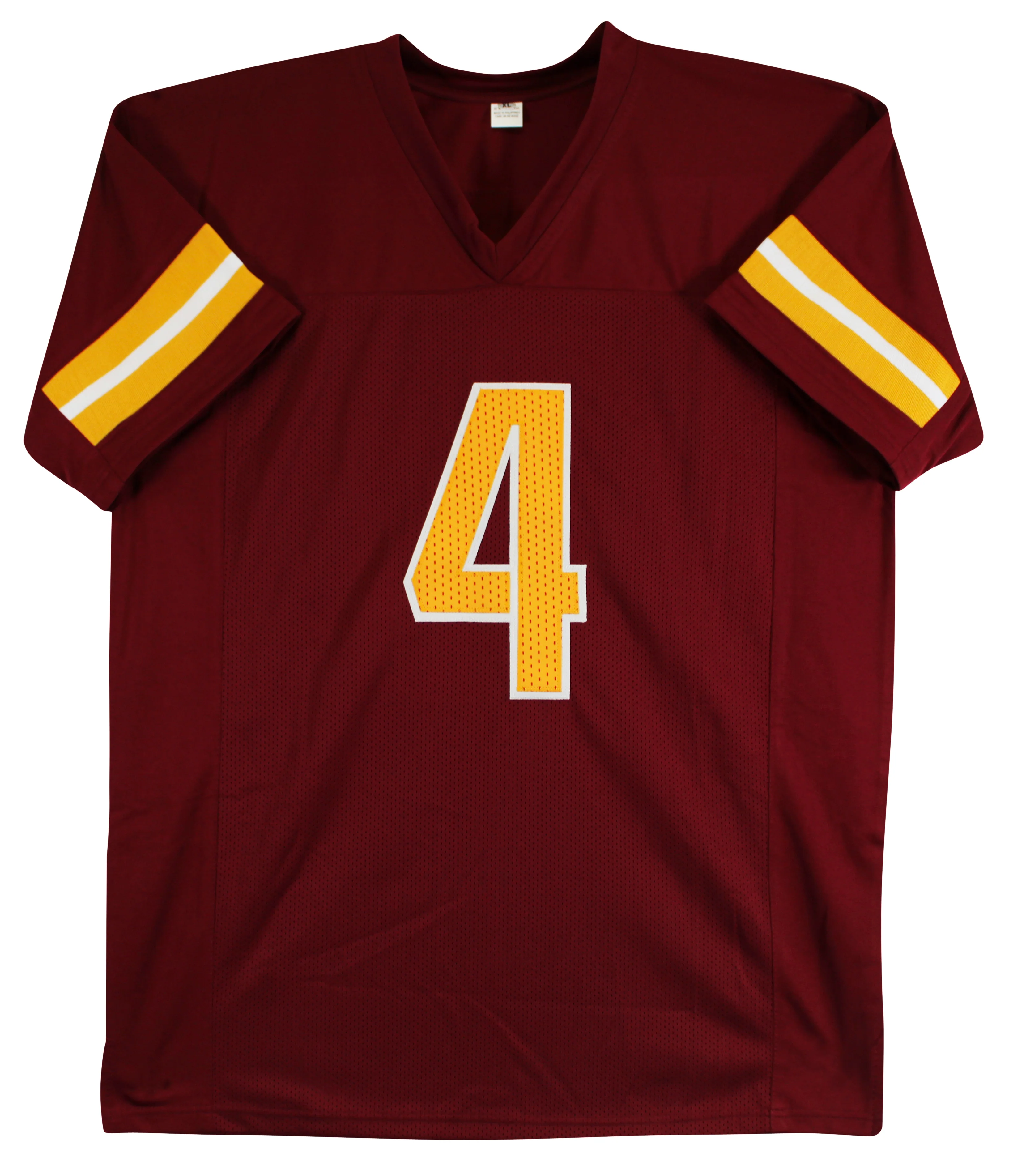 Frankie Luvu Authentic Signed Maroon Pro Style Jersey Autographed BAS Witnessed - Image 4