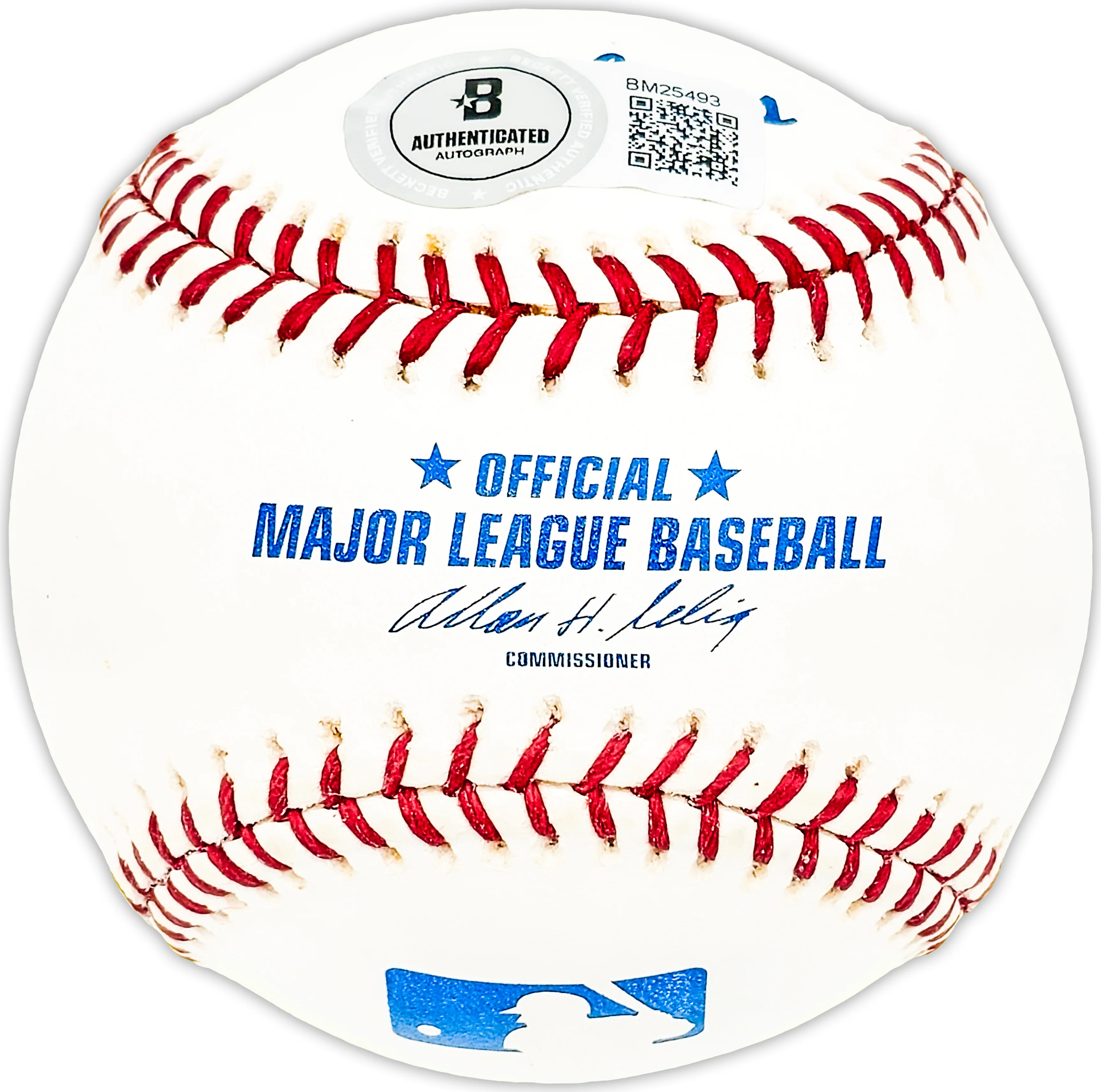 Fred Caligiuri Autographed Official MLB Baseball Philadelphia A's Beckett BAS QR #BM25493 - Image 2