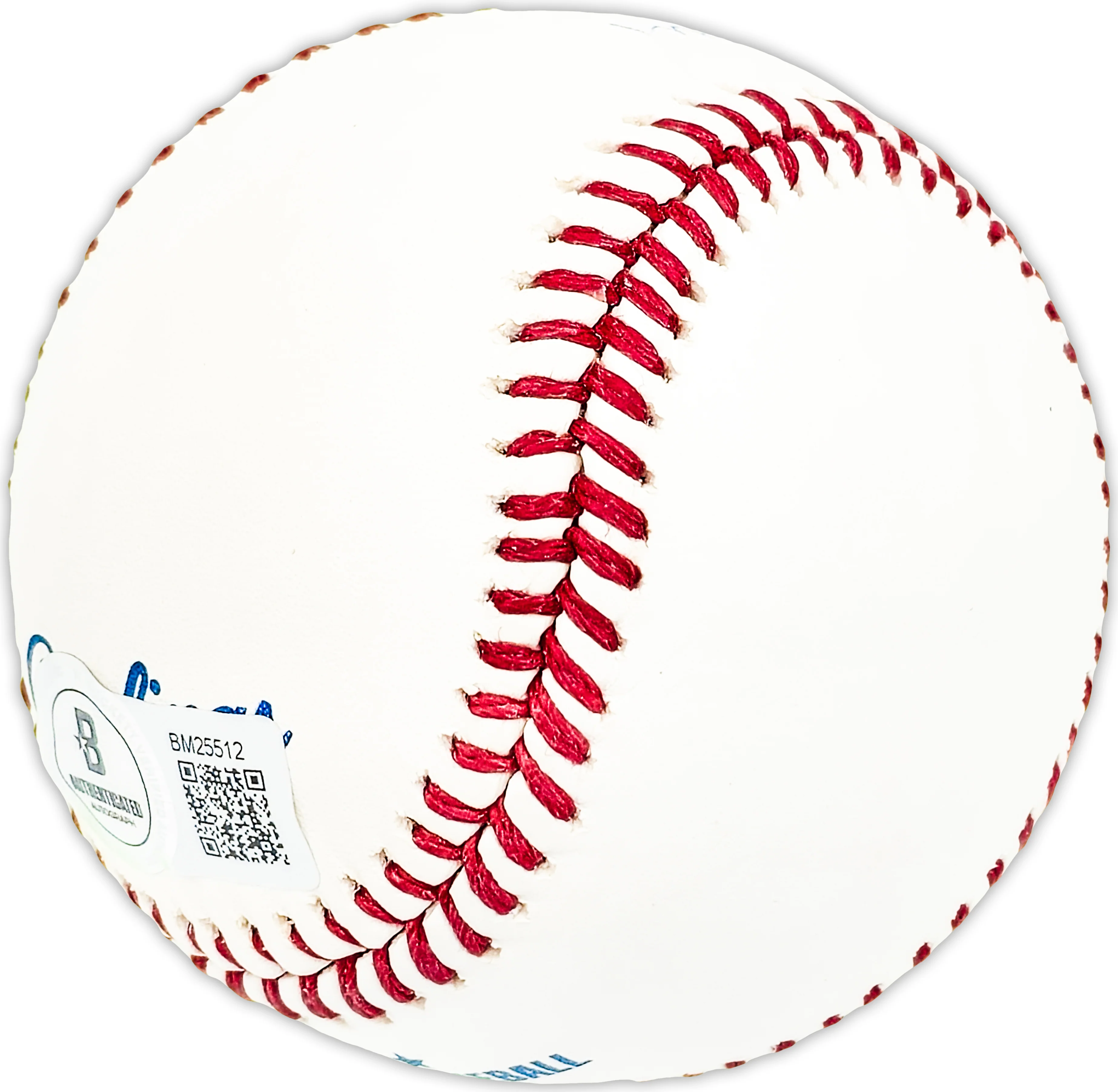 Fred Lasher Autographed Official MLB Baseball Detroit Tigers, Cleveland Indians Beckett BAS QR #BM25512 - Image 3