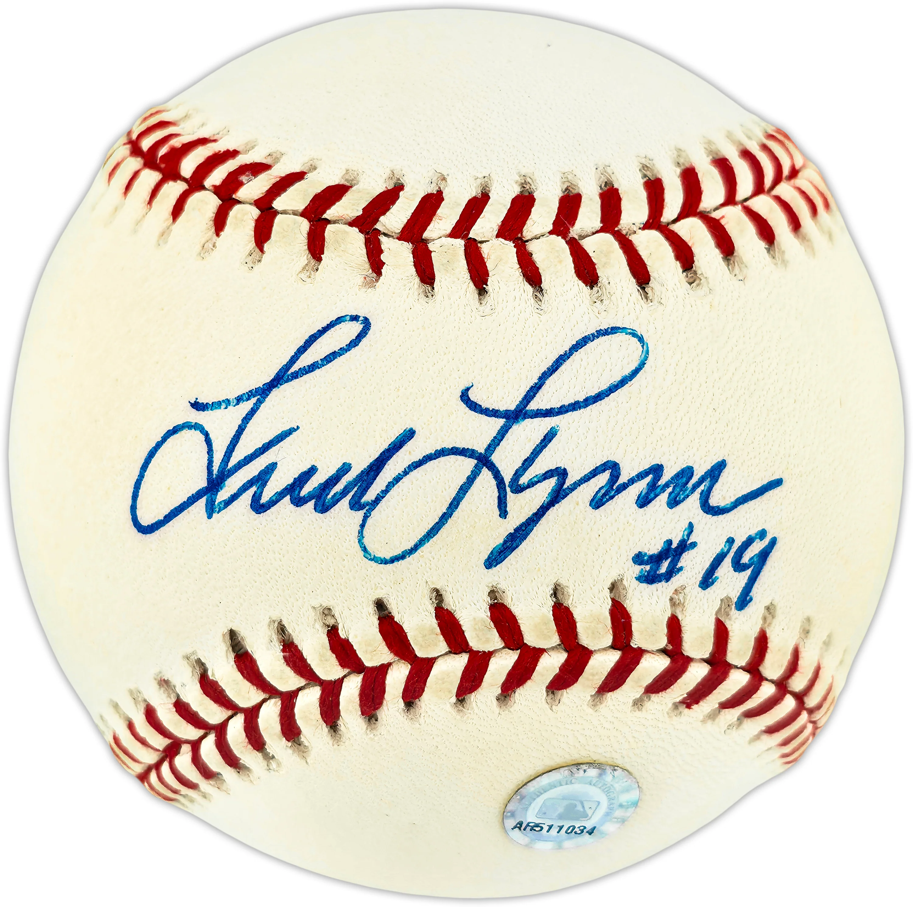 Fred Lynn Autographed Official 1979 All Star Game Logo Baseball Boston Red Sox MLB Holo #AR511034