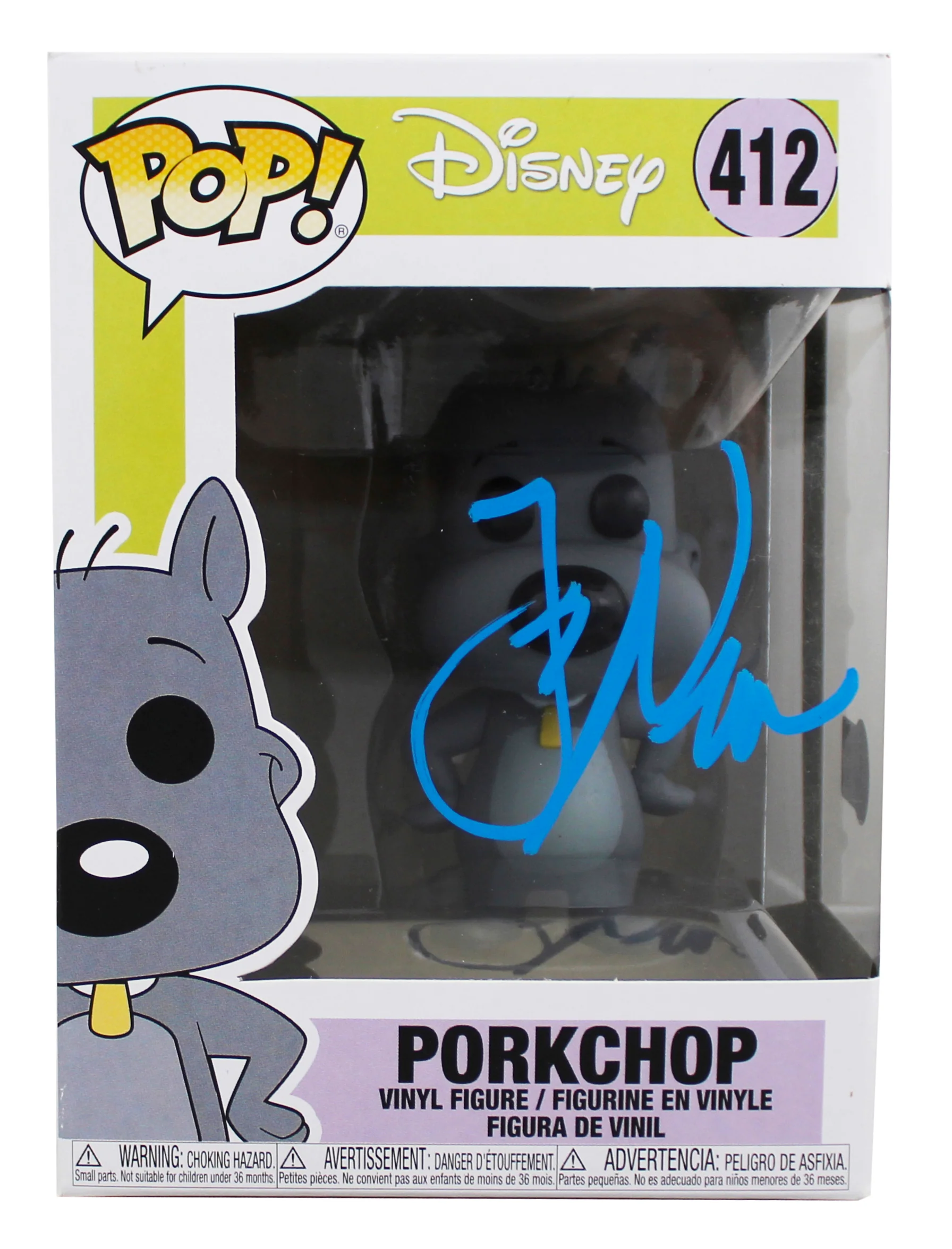Fred Newman Doug Signed Porkchop #412 Funko Pop Vinyl Figure BAS #BN76609 - Image 2