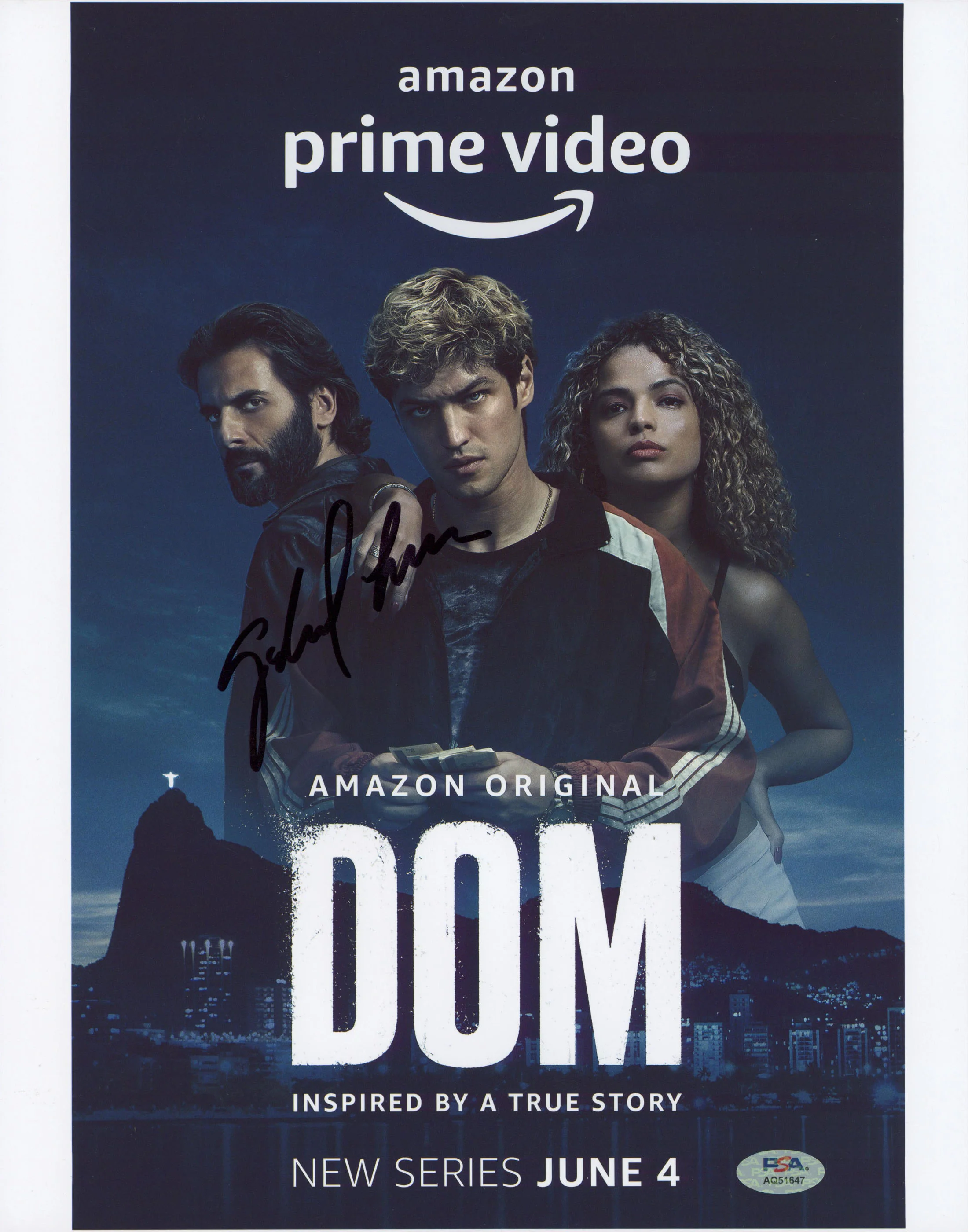 Gabriel Leone Dom Authentic Signed 11x14 Vertical Photo PSA/DNA #AQ51647