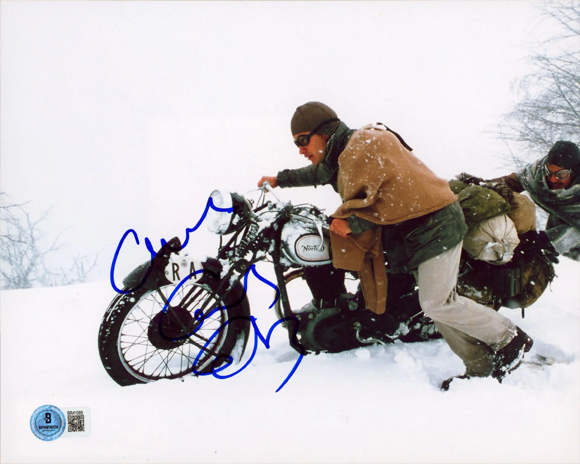 Gael Garcia Bernal The Motorcycle Diaries Signed 8x10 Vertical Photo BAS BR41089