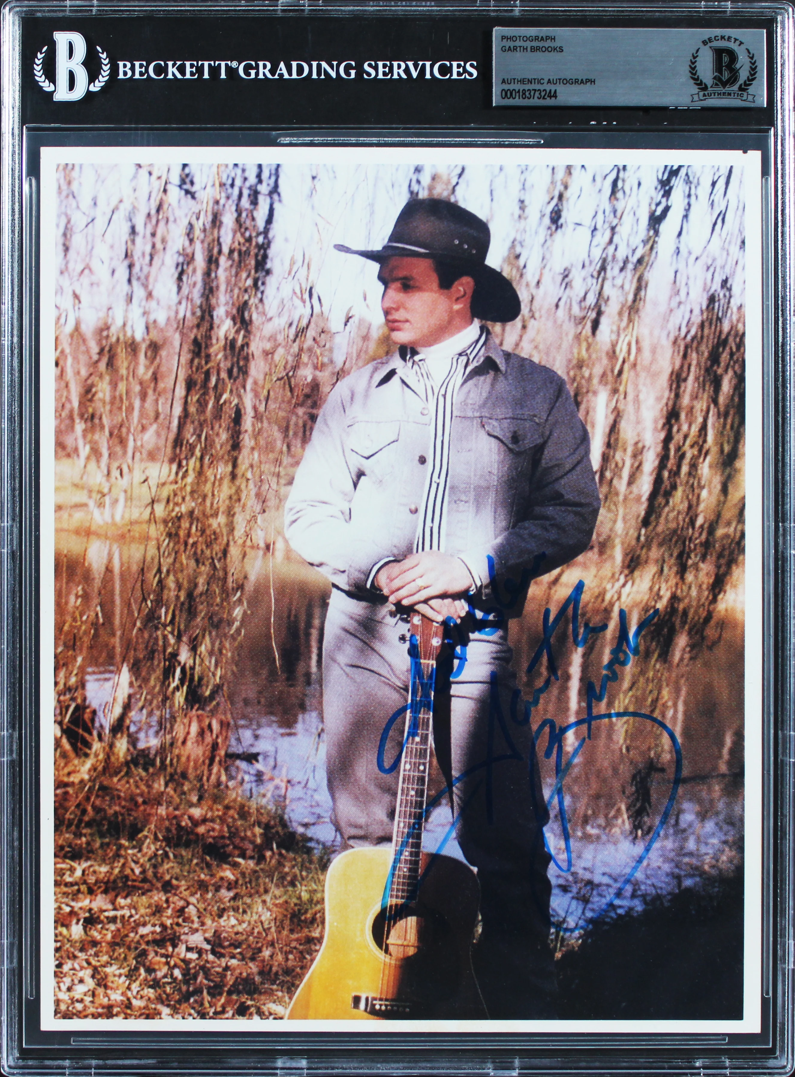 Garth Brooks Authentic Signed 8x10 Photo BAS Slabbed - Image 2