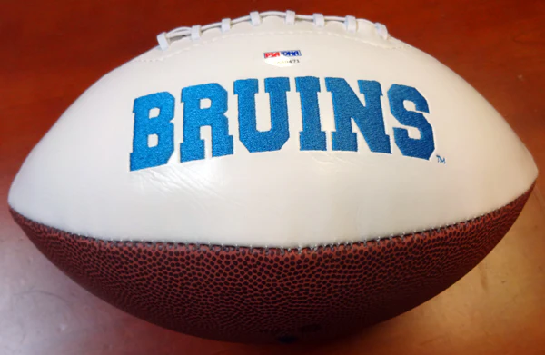 Gary Beban Autographed White Logo Football UCLA Bruins "67 Heisman" PSA/DNA Stock #103885 - Image 5