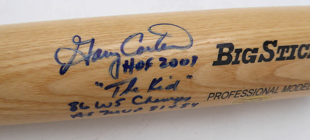 Gary Carter Autographed Rawlings Bat Expos, Mets "HOF 2001, The Kid, 86 WS Champs & AS MVP 81 & 84" Beckett BAS QR #BU87134 - Image 2