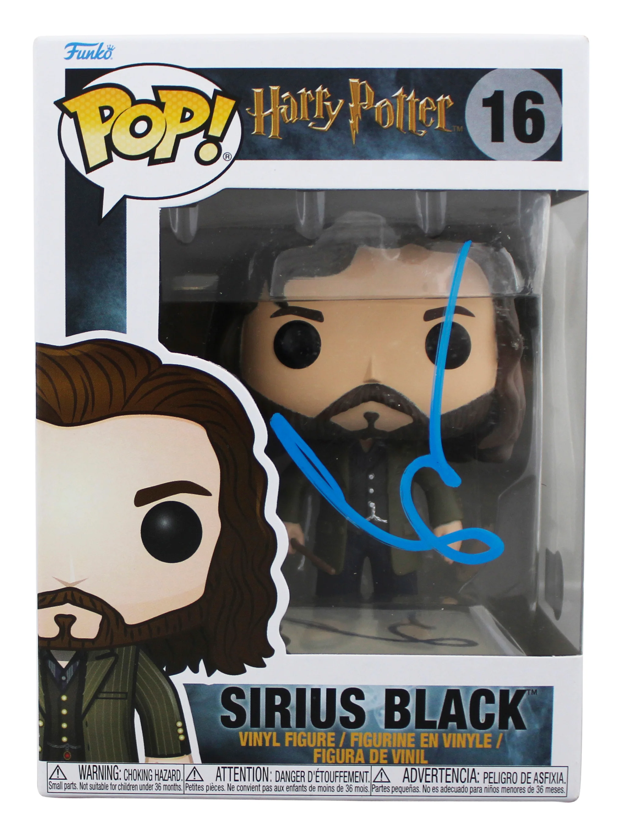 Gary Oldman Harry Potter Signed Sirius Black #16 Funko Pop Figure BAS #BL27032 - Image 2