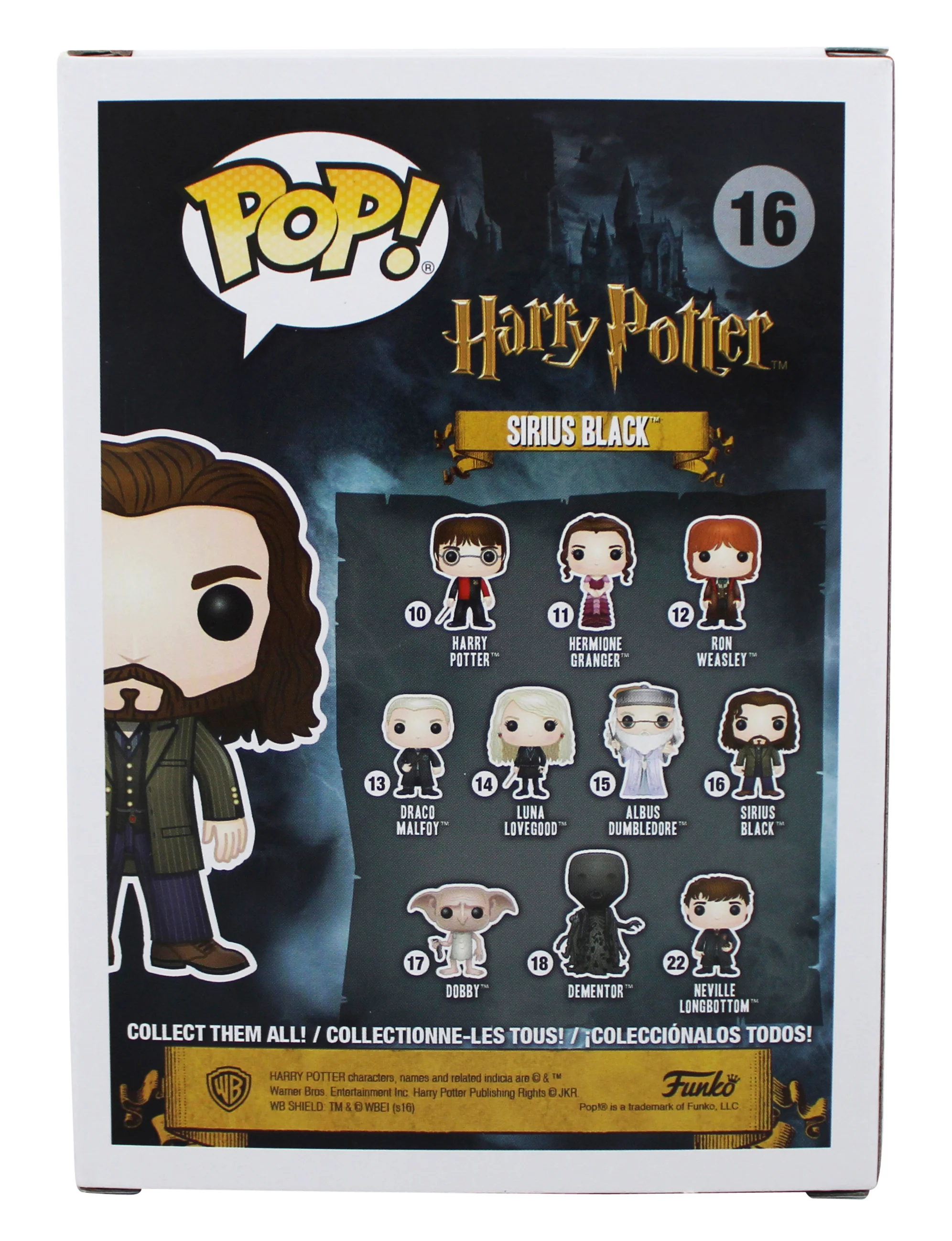 Gary Oldman Harry Potter Signed Sirius Black #16 Funko Pop Figure BAS #BL27032 - Image 5