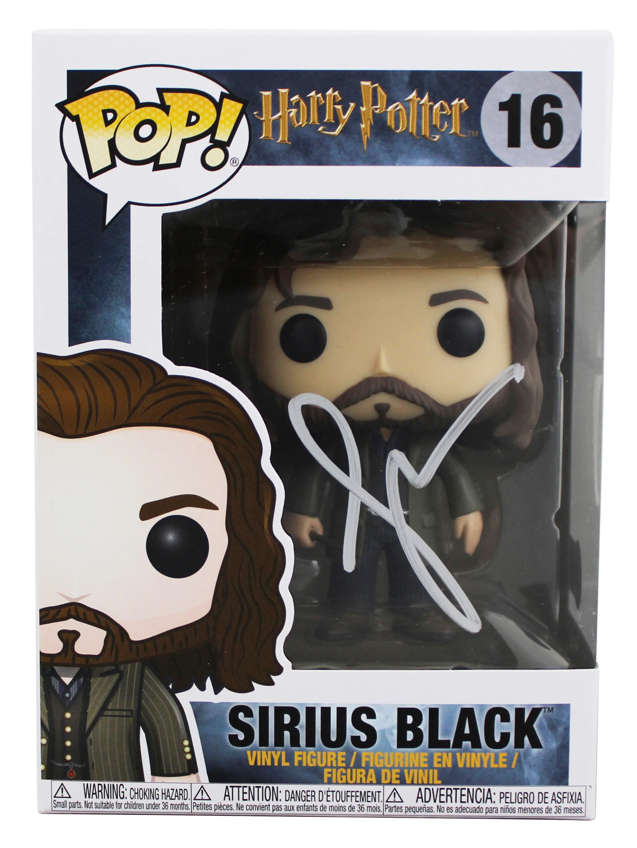 Gary Oldman Harry Potter Signed Sirius Black #16 Funko Pop Figure BAS #BR40957 - Image 2