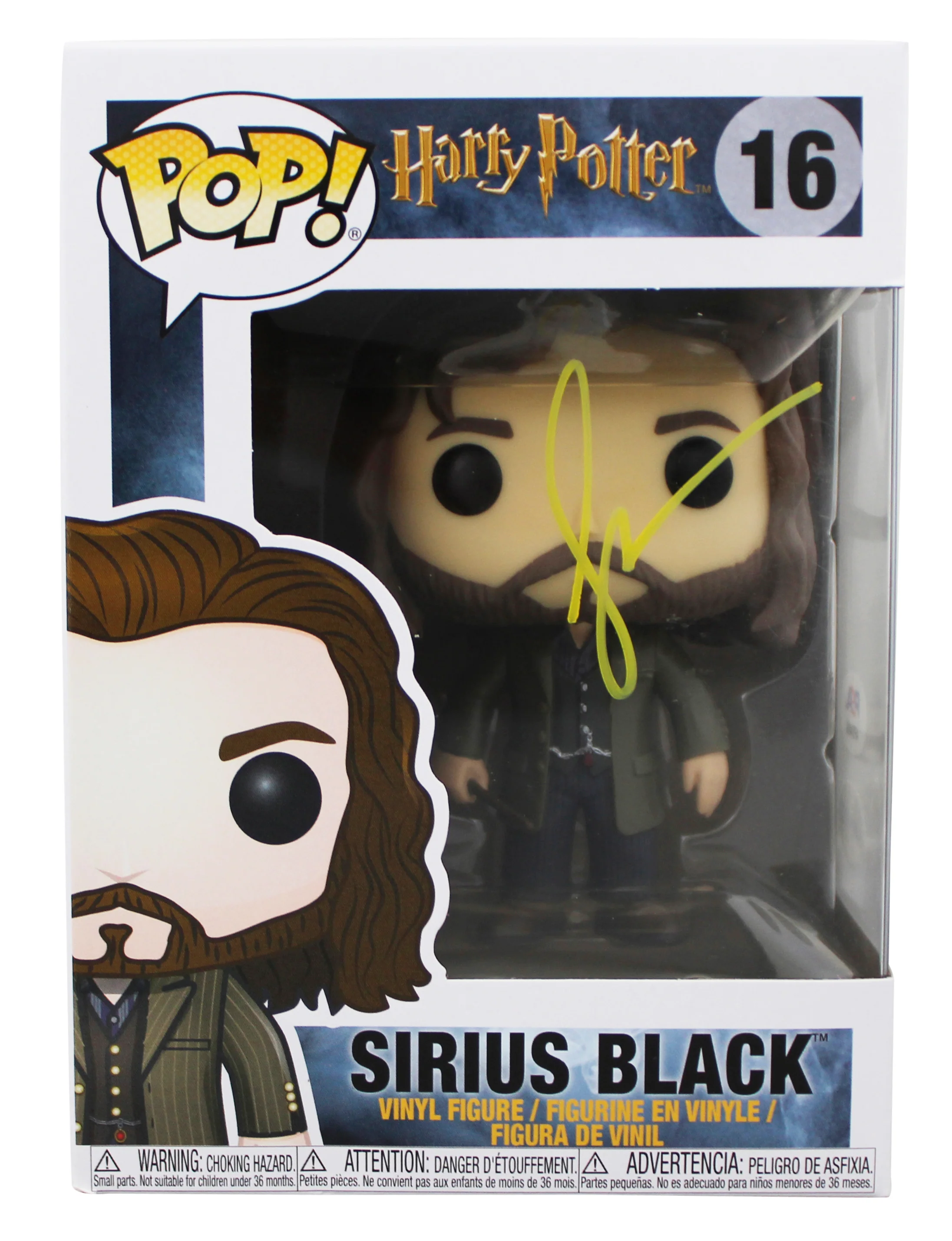 Gary Oldman Harry Potter Signed Sirius Black #16 Funko Pop Figure PSA #AP84498 - Image 2