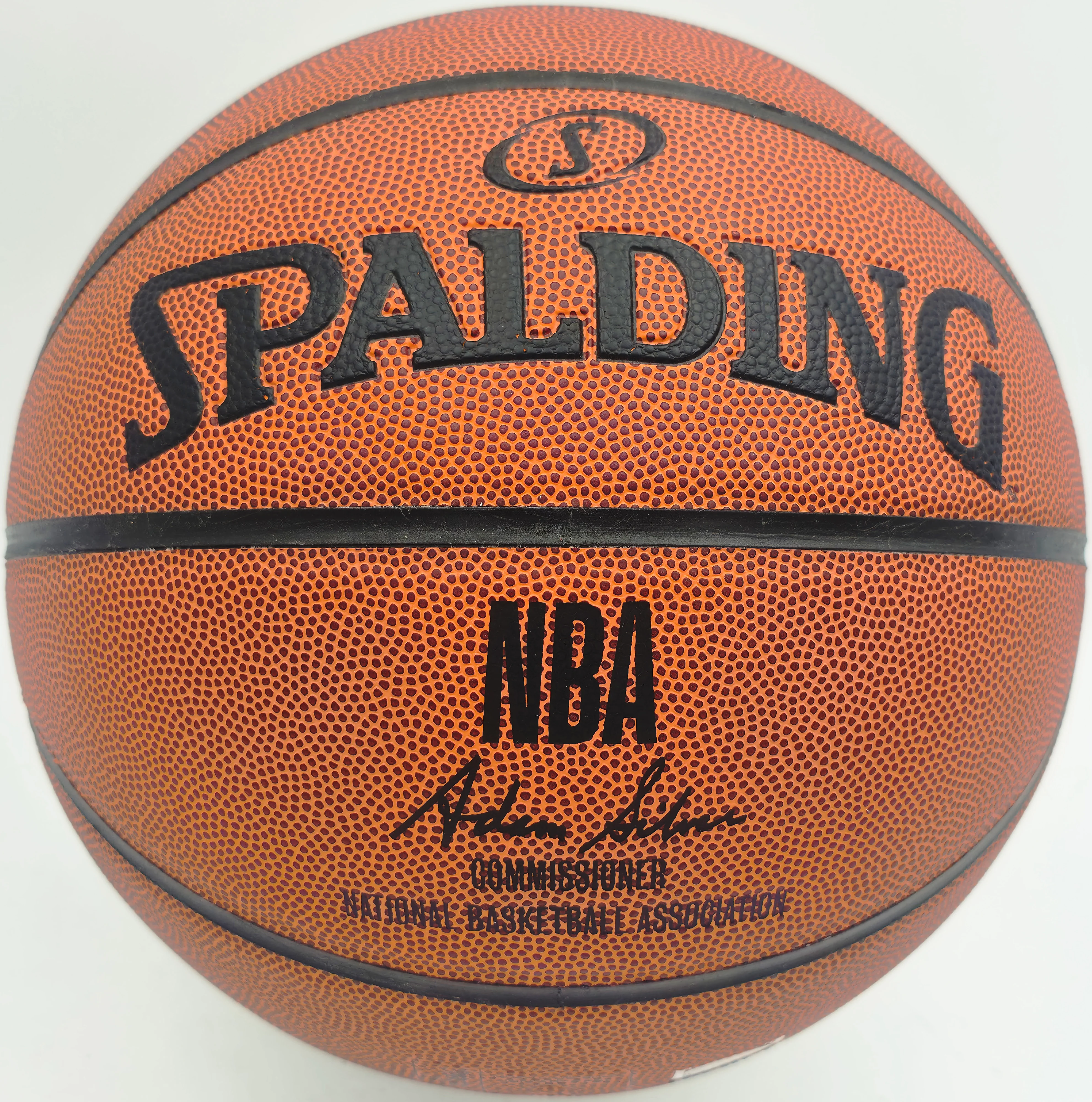 Gary Payton & Shawn Kemp Autographed White Spalding Leather Basketball Seattle Supersonics Beckett BAS QR #BF05054 - Image 4