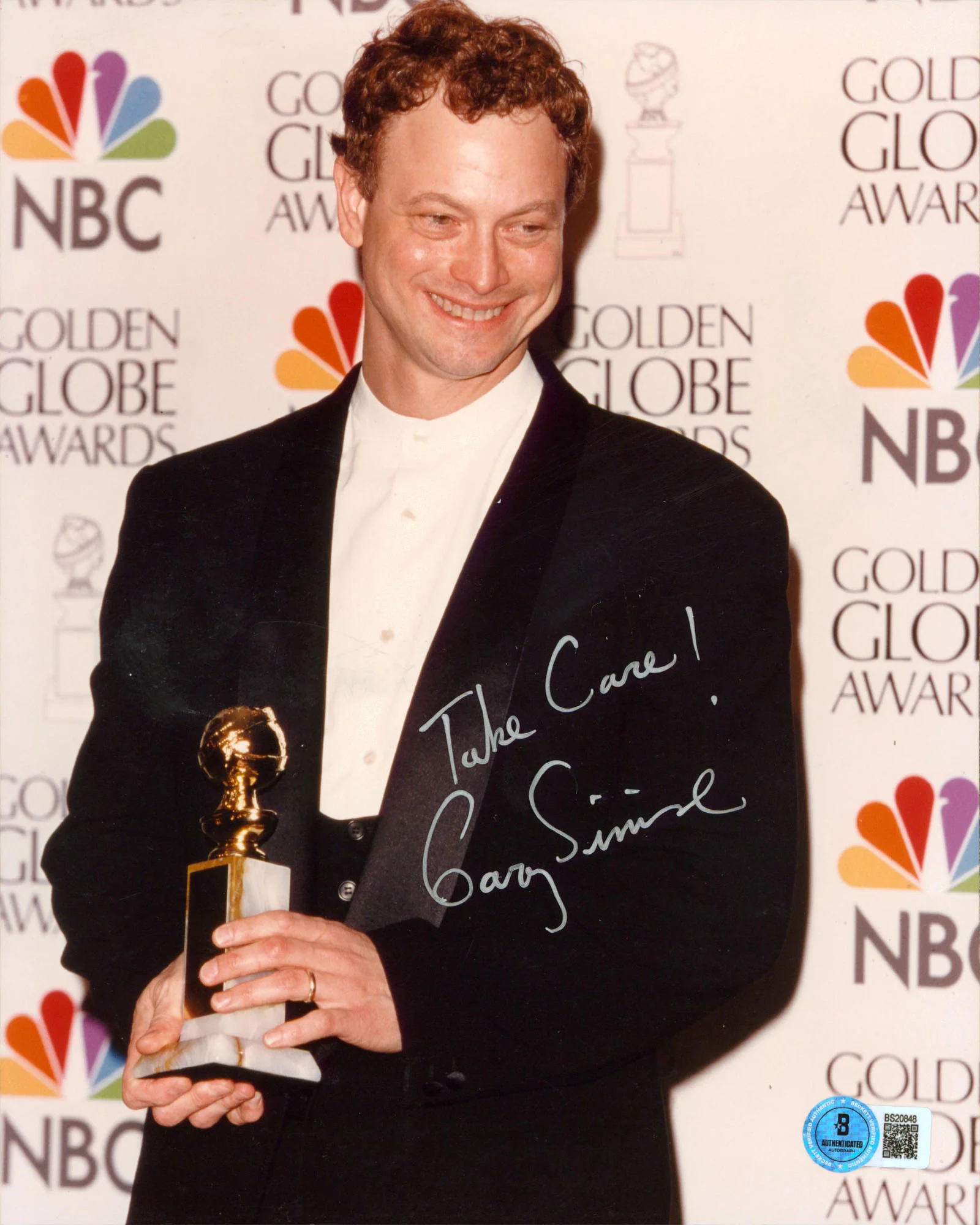 Gary Sinise Forrest Gump "Take Care!" Authentic Signed 8x10 Photo BAS #BS20848 - Image 2