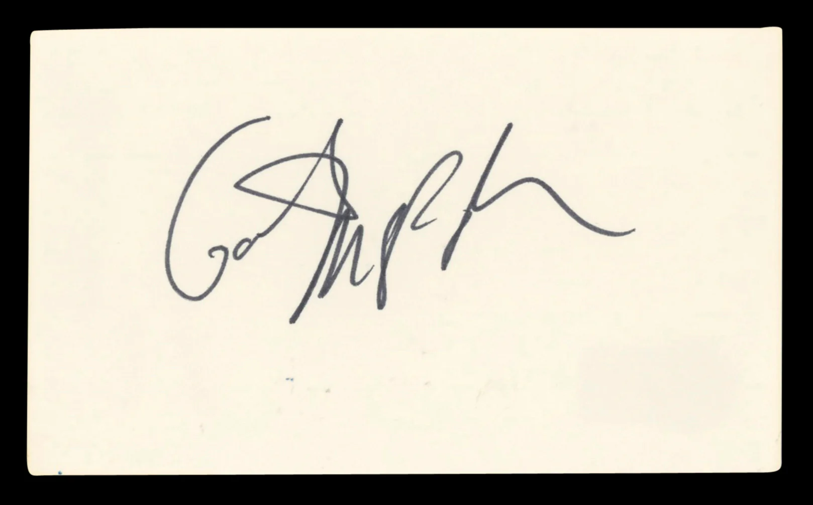 Gates McFadden Star Trek: The Next Generation Signed 3x5 Index Card BAS #BV03467