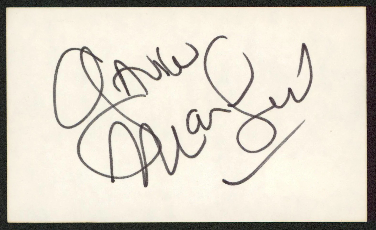 Gavin McLeod The Love Boat Authentic Signed 3x5 Index Card Autographed BAS - Image 2