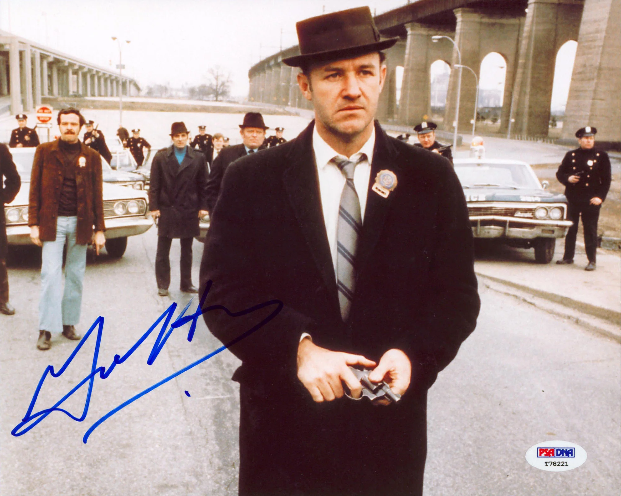 Gene Hackman The French Connection Authentic Signed 8x10 Photo PSA/DNA #T78221 - Image 2